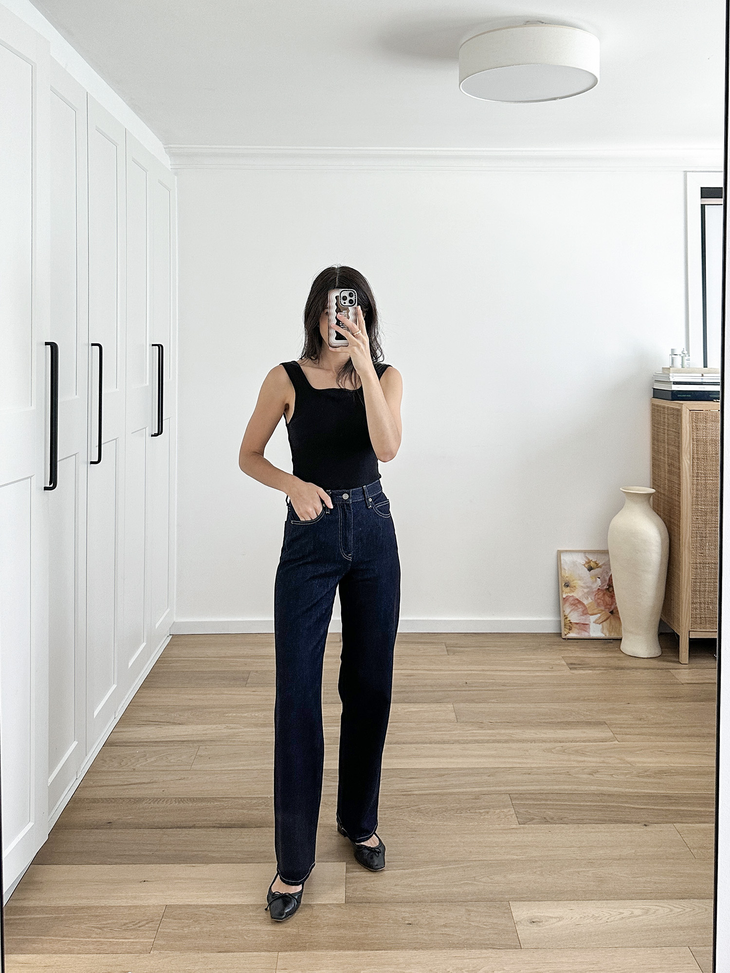UNIQLO wide straight jeans review