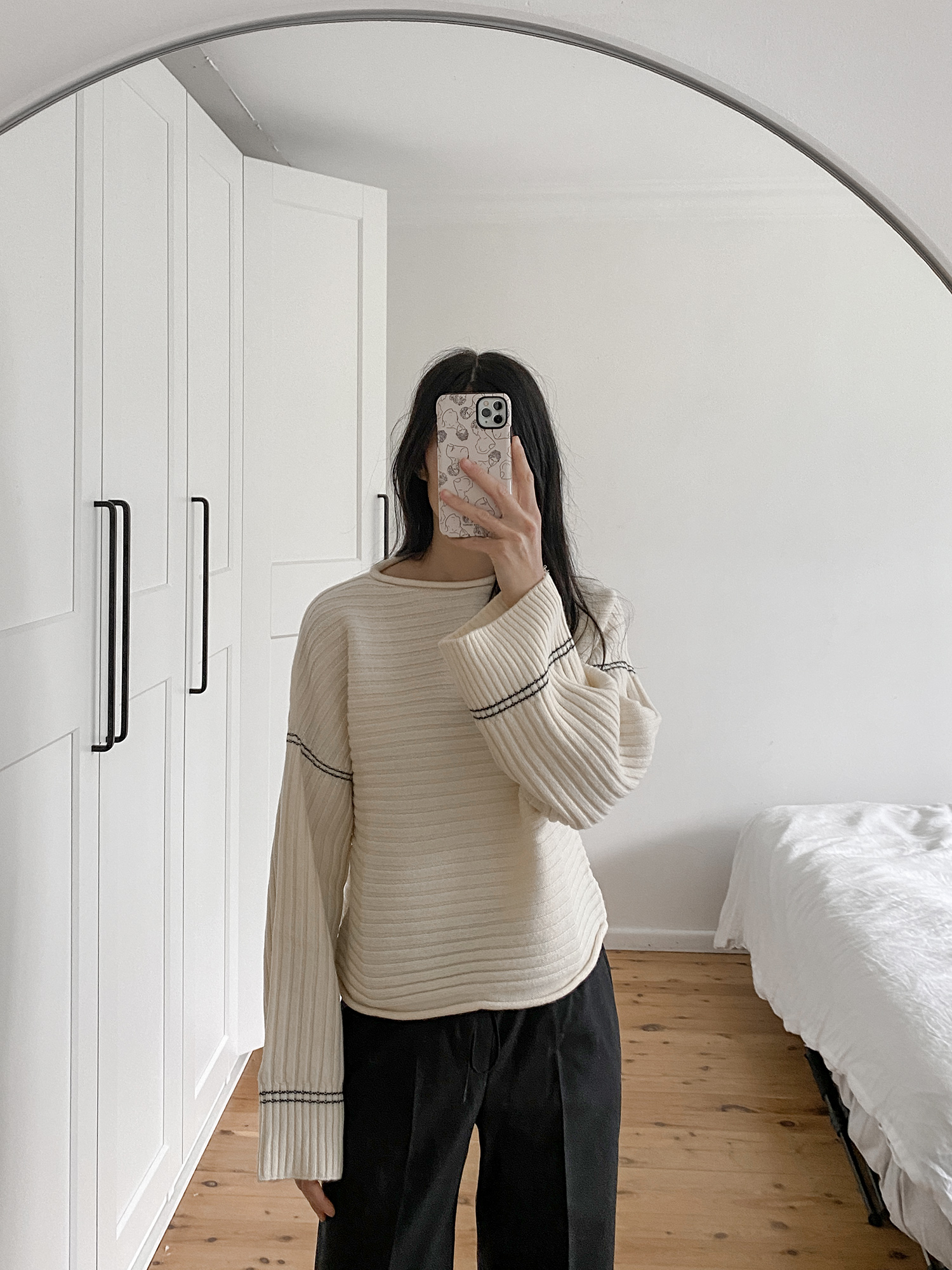 Arket rib-knitted wool jumper review 1106167001004