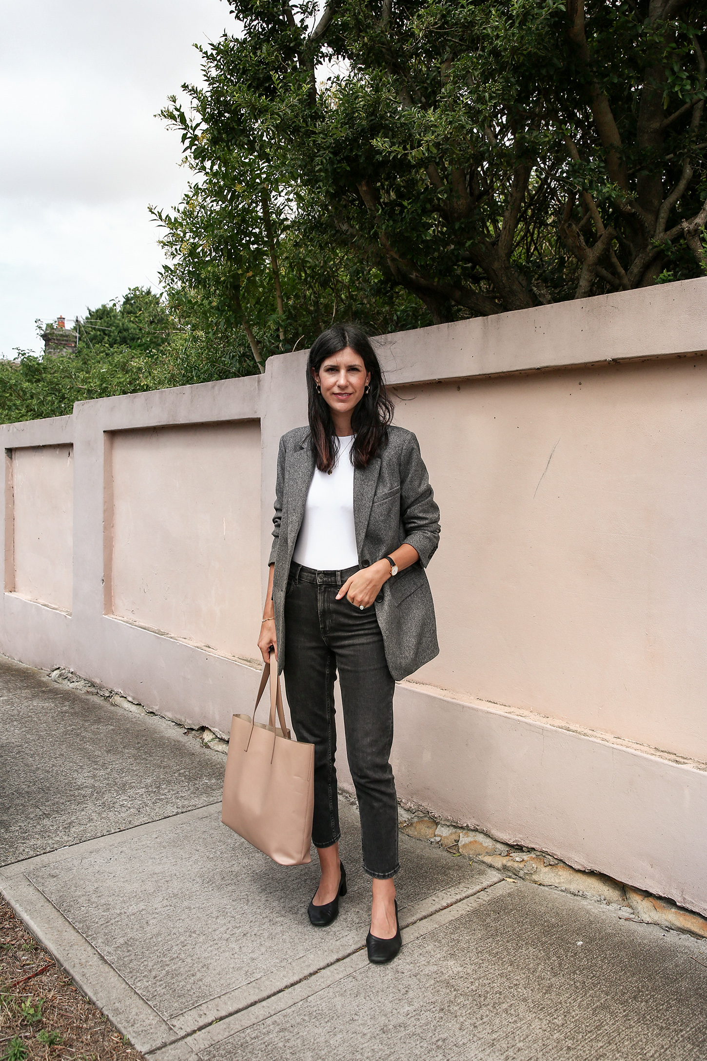 everlane block heel sandal