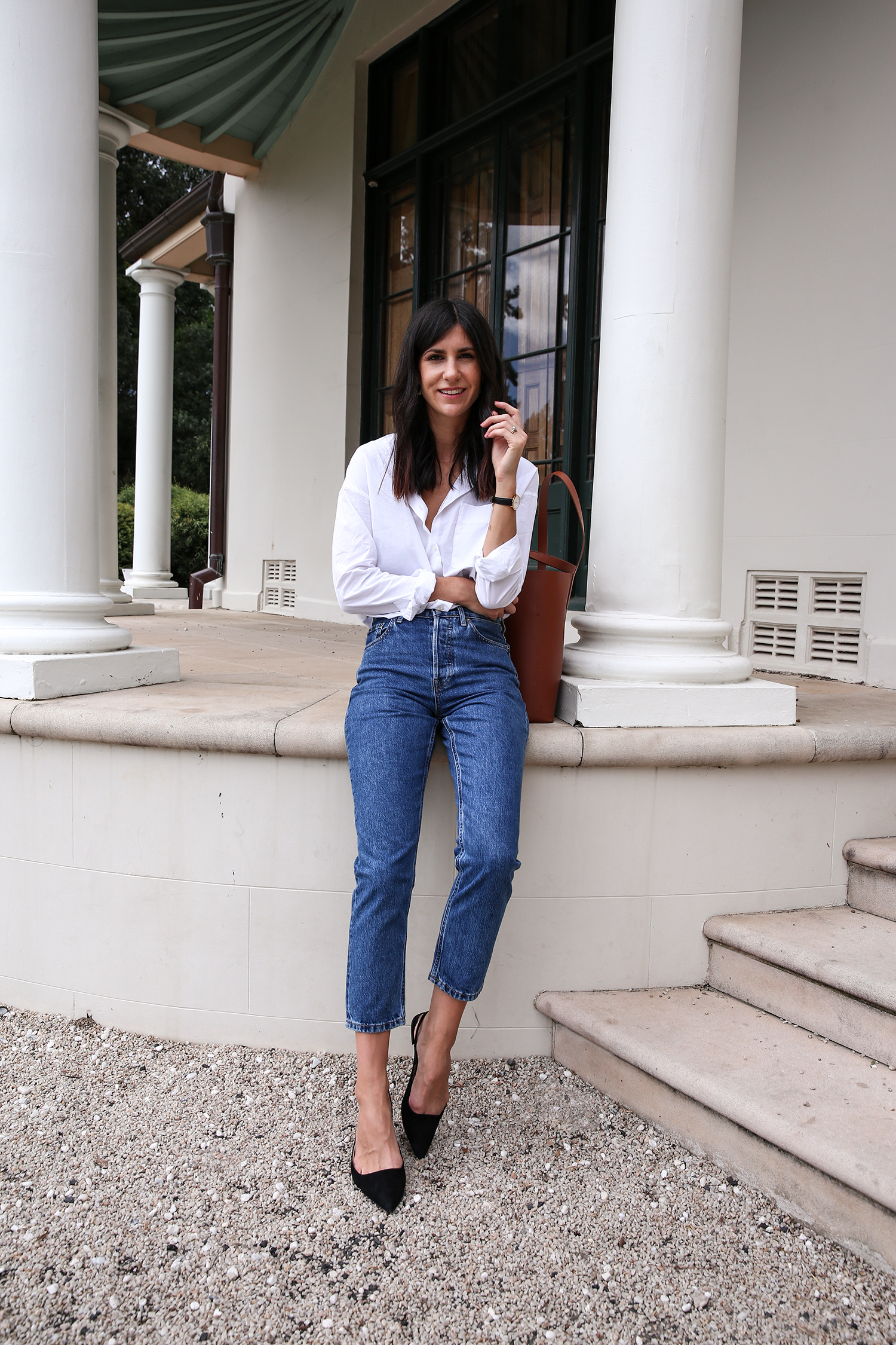 Everlane 90s Cheeky Straight Jean Review Mademoiselle A Minimalist Fashion Blog