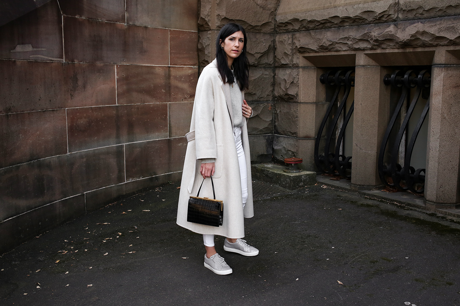 Jamie Lee of Mademoiselle wearing the neutrals trend for autumn winter