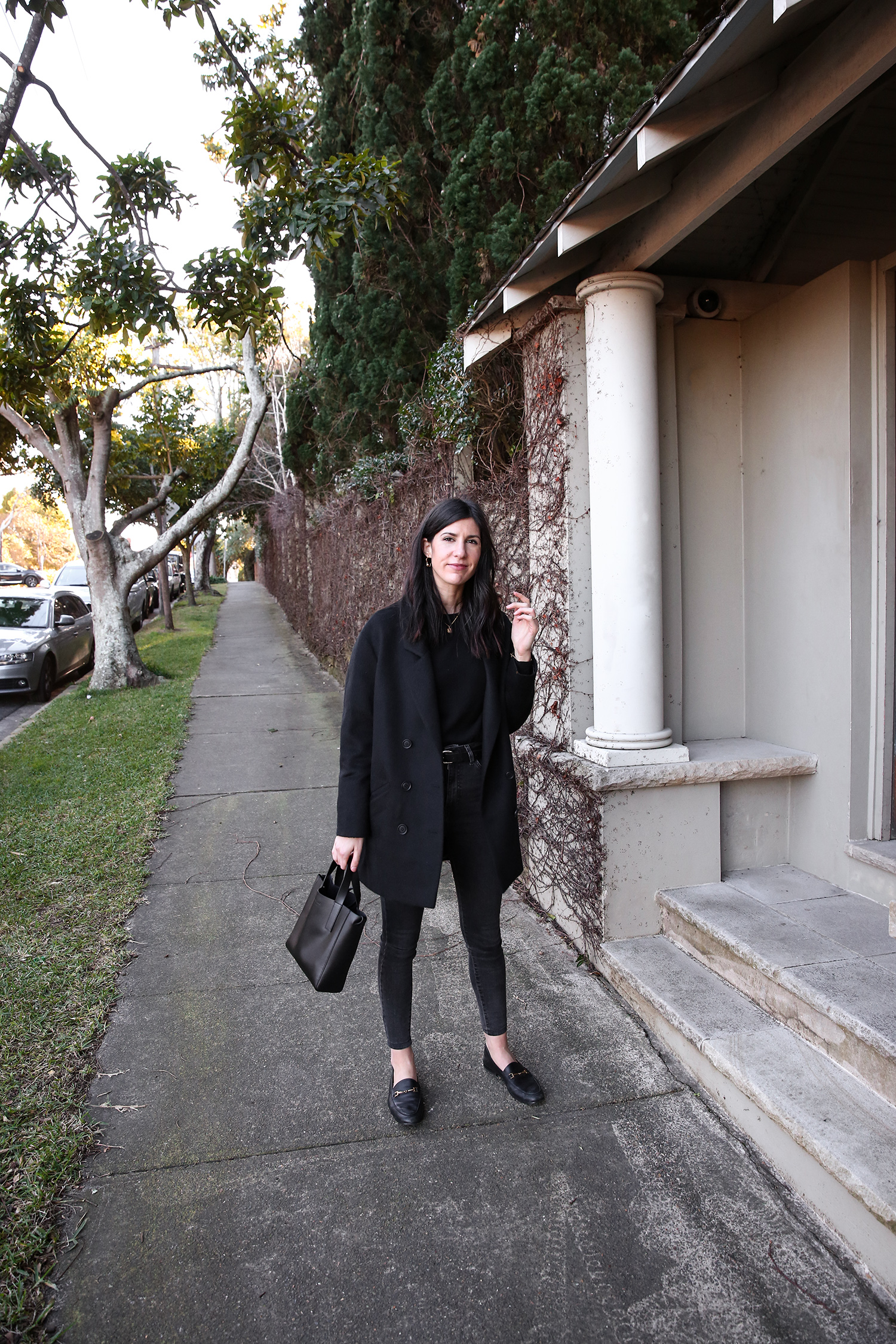 black sam edelman loafers