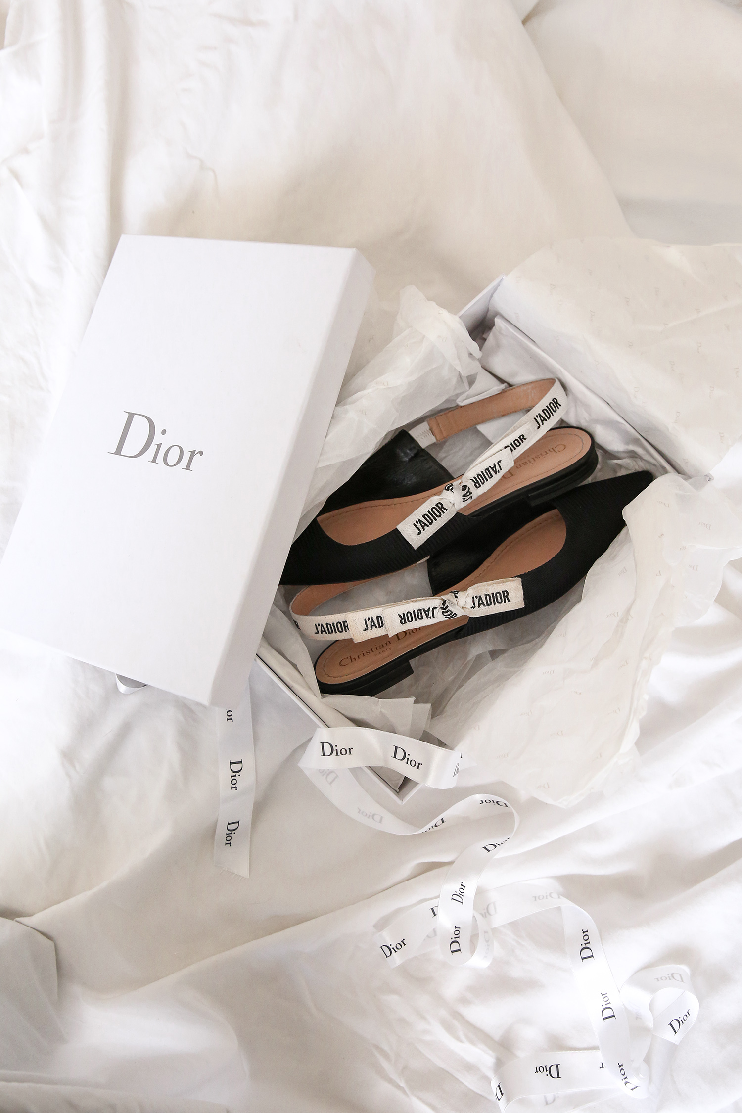 dior slingback flats price