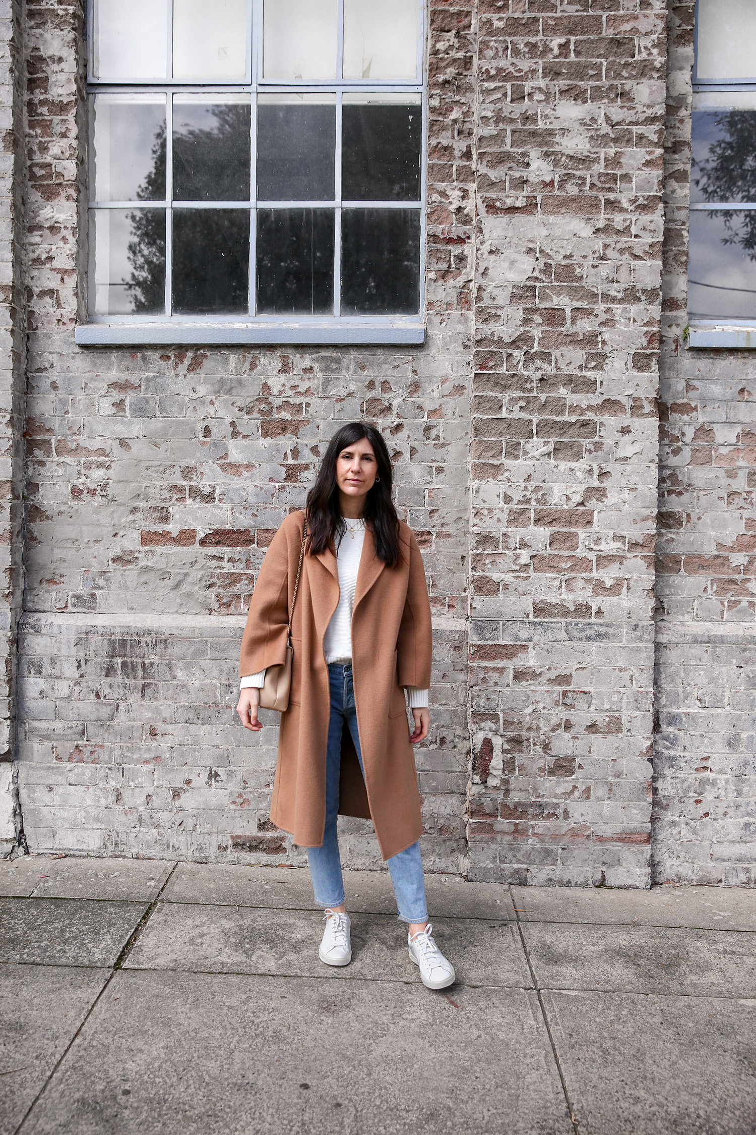 Jamie Lee of Mademoiselle wearing Citizens of Humanity Emerson Jeans and The Curated Coat