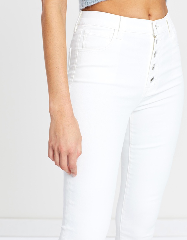 J Brand Lillie High Rise Crop Skinny Jeans