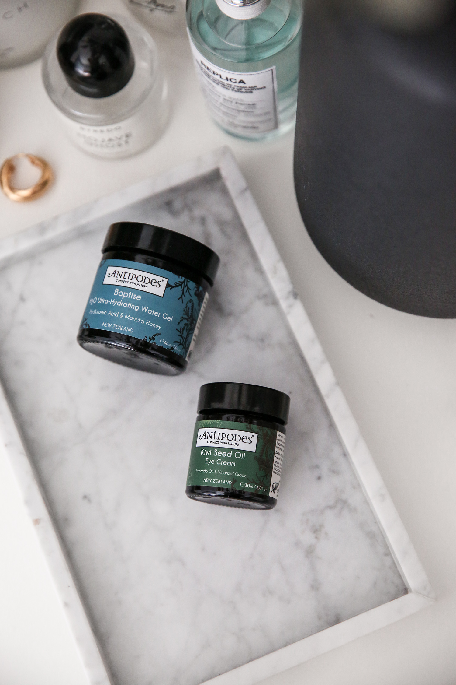 Antipodes H2O Baptiste Ultra-Hydrating Water Gel and Kiwi Seed Oil Eye Cream Review