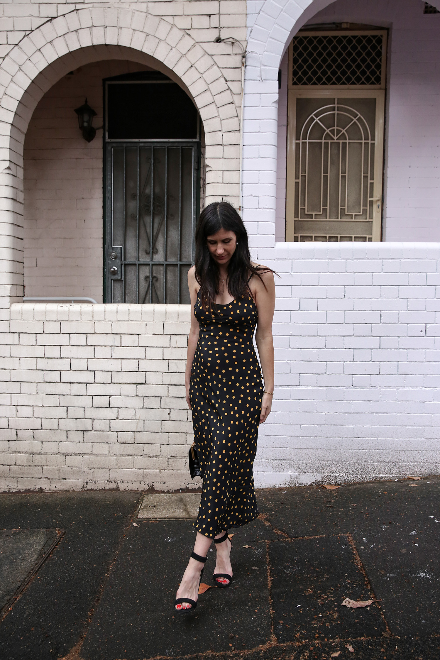 Jamie Lee of Mademoiselle wearing the Realisation Par Iggy Spot dress