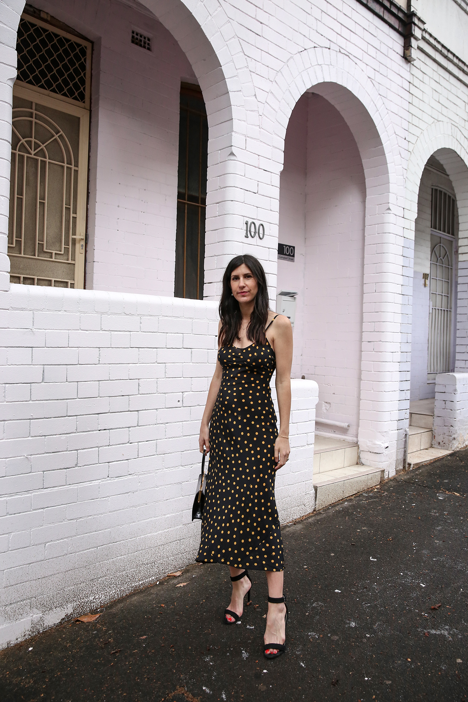 Jamie Lee of Mademoiselle wearing the Realisation Par Iggy Spot dress