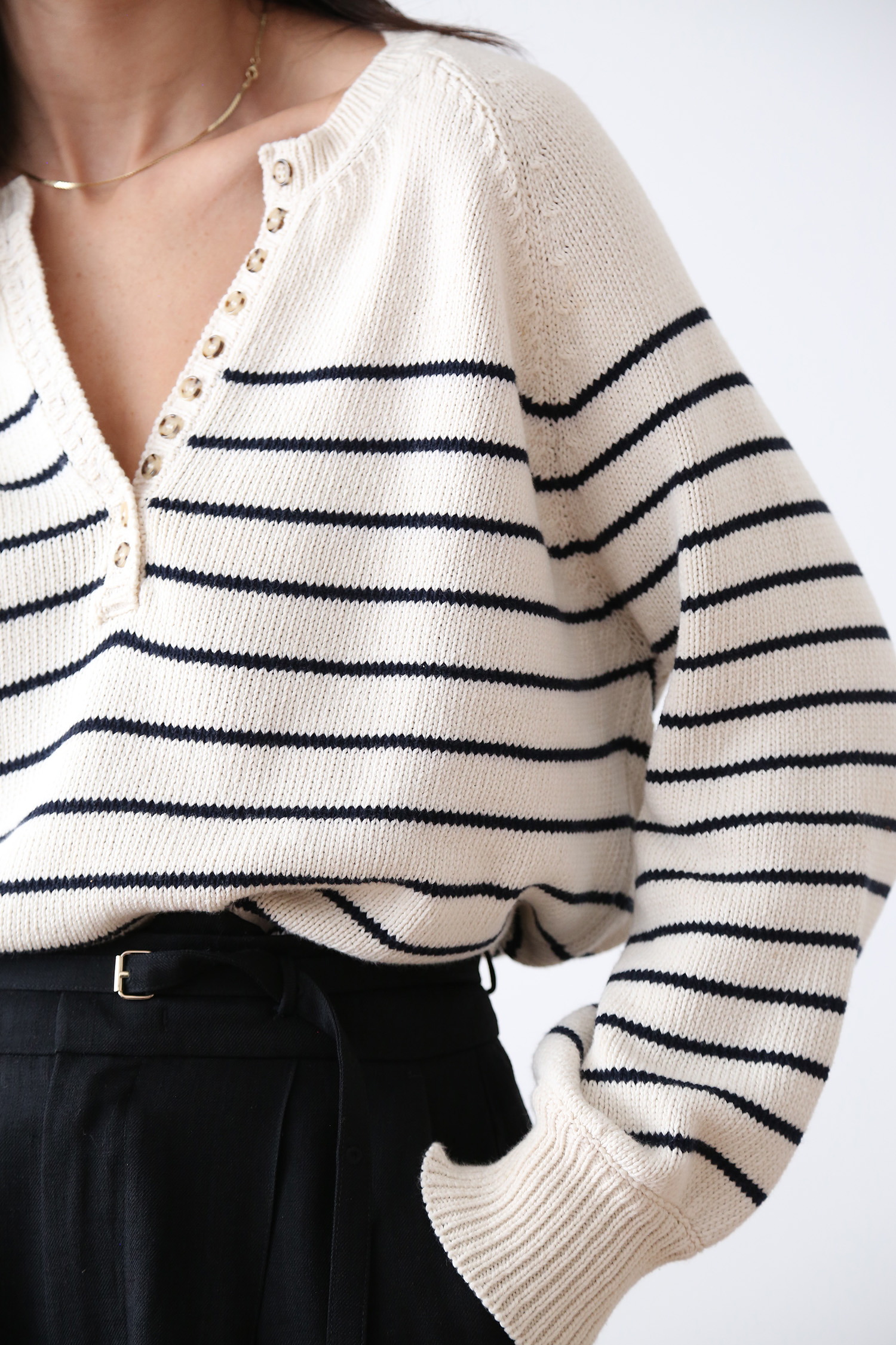 Parisian French Brands Classic Striped Top