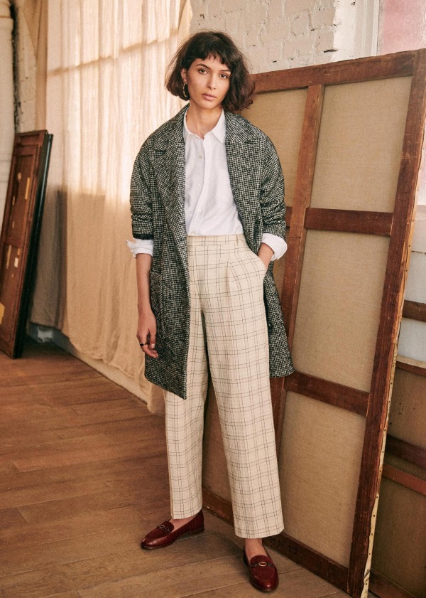 Sezane Winter 2019 Collection Monroe Coat