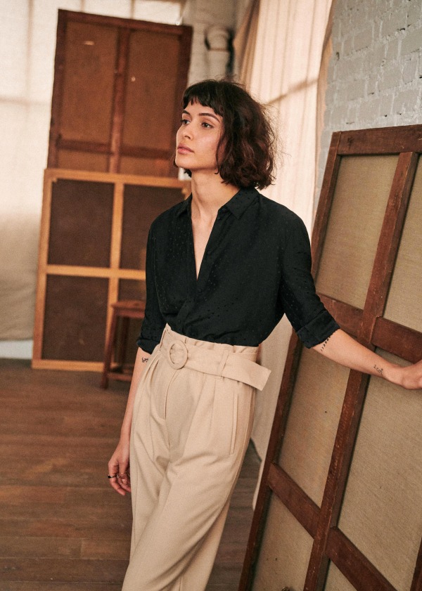 Sezane Winter 2019 Collection Ann Shirt