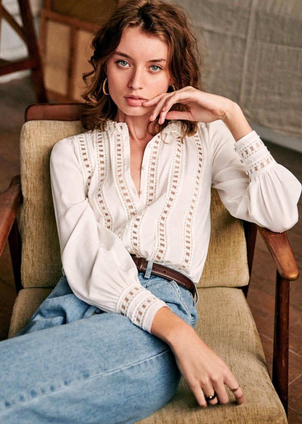 Sezane Winter 2019 Collection Anna Shirt