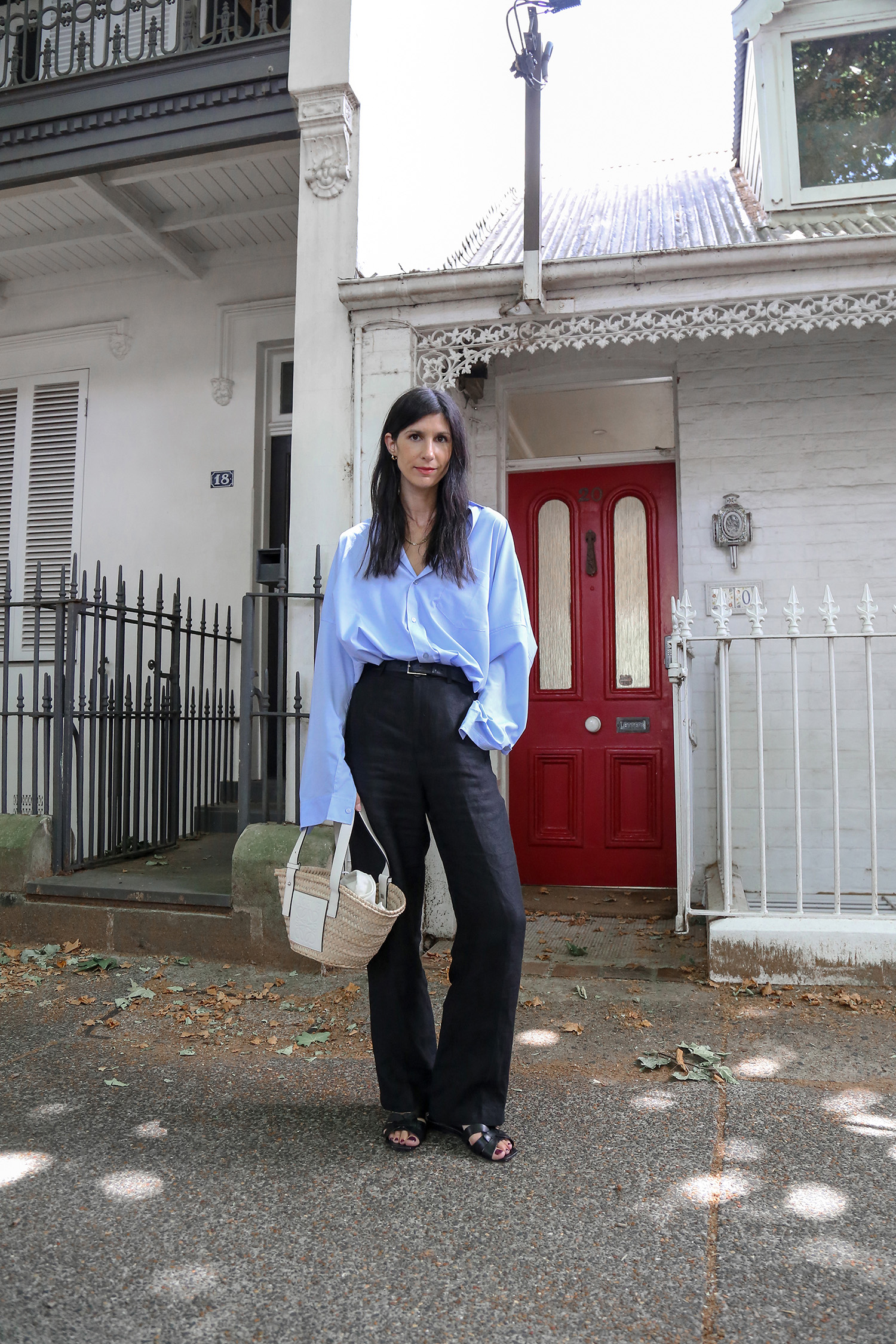 Facade Pattern linen trousers review