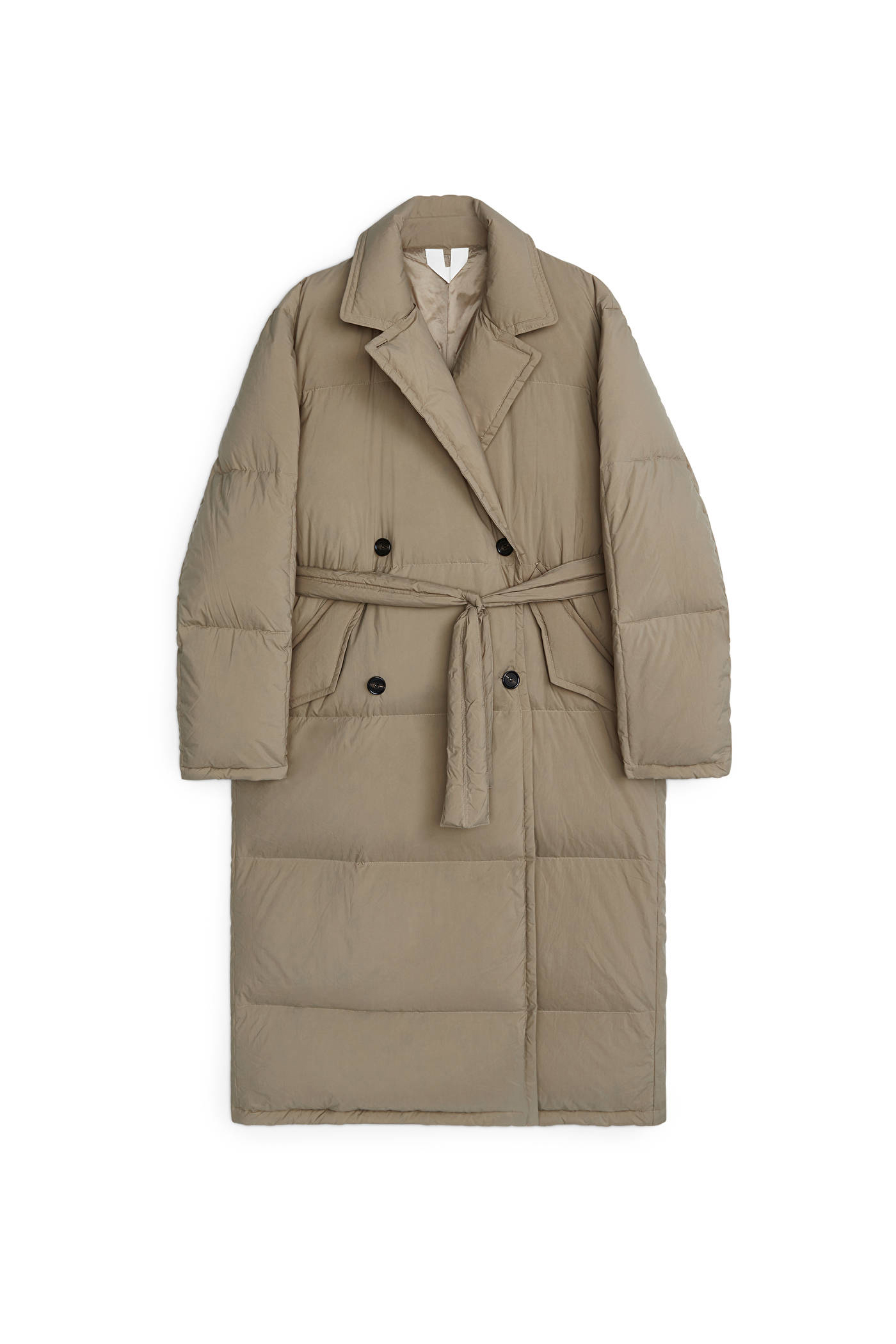 Arket Down Puffer Trench Coat