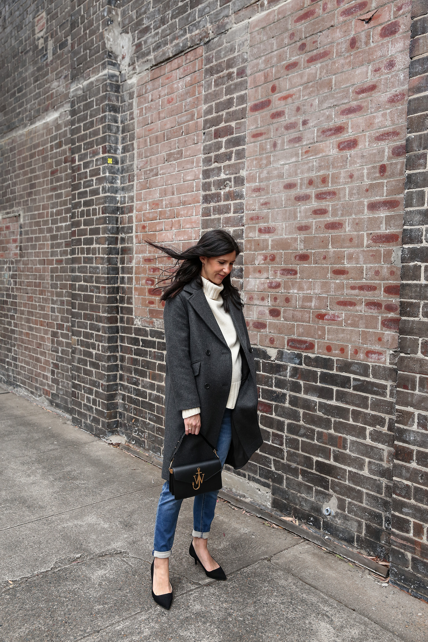 Winter style: Oversized coat and boyfriend jeans - Mademoiselle ...