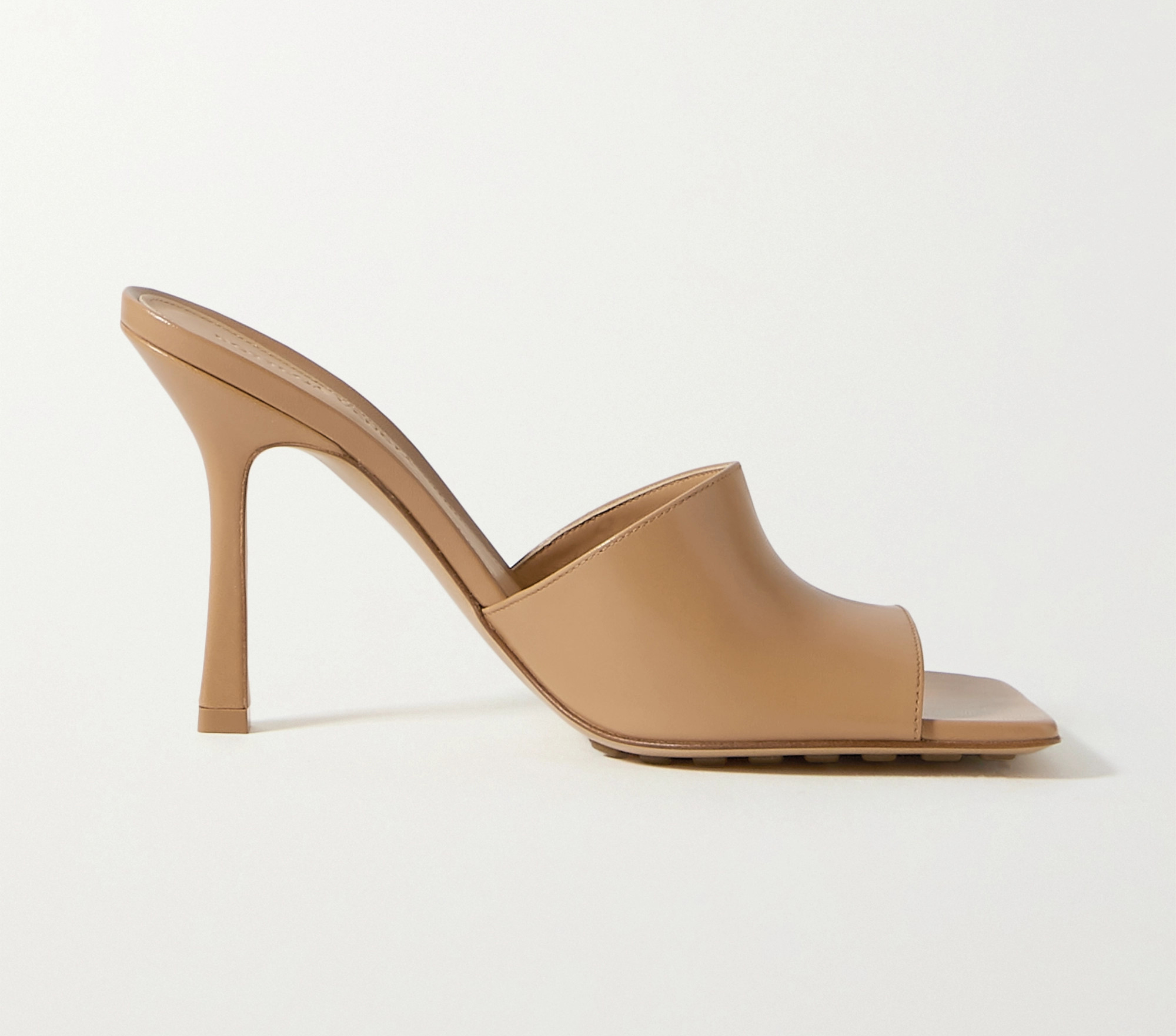 Designer Shoe Dupe - Bottega Veneta heeled mules