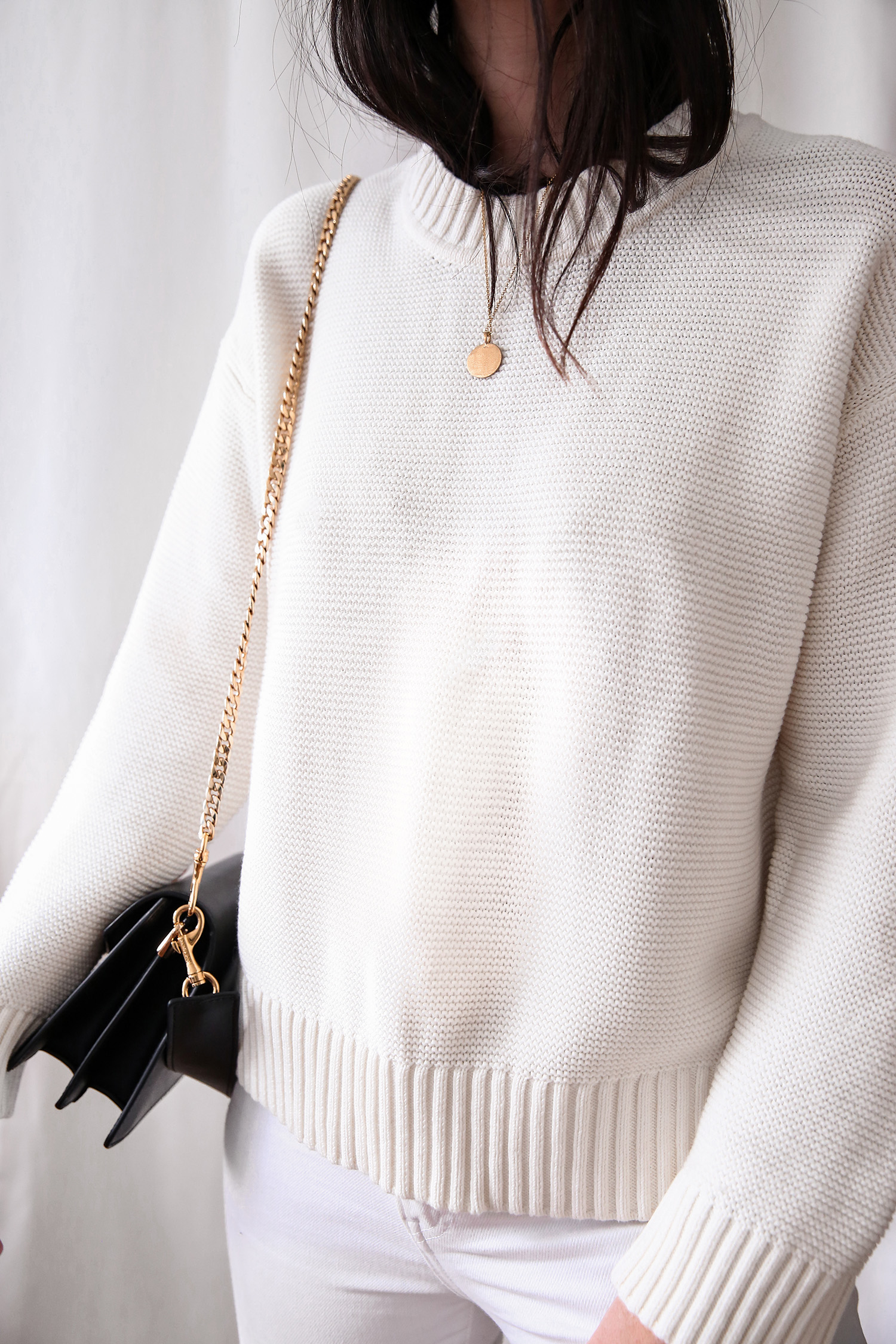 Everlane link stitch sweater