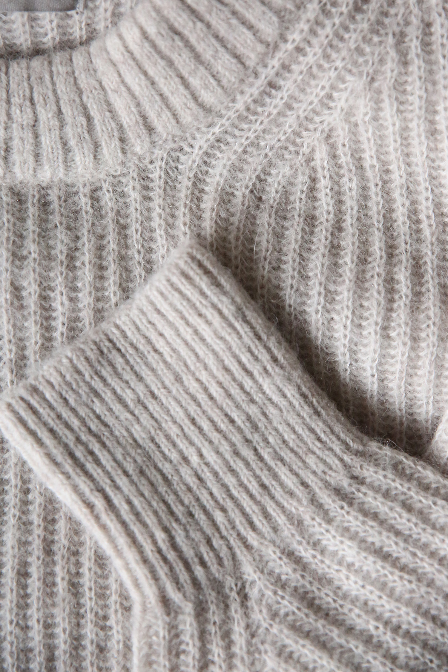 Everlane alpaca sweater in almond