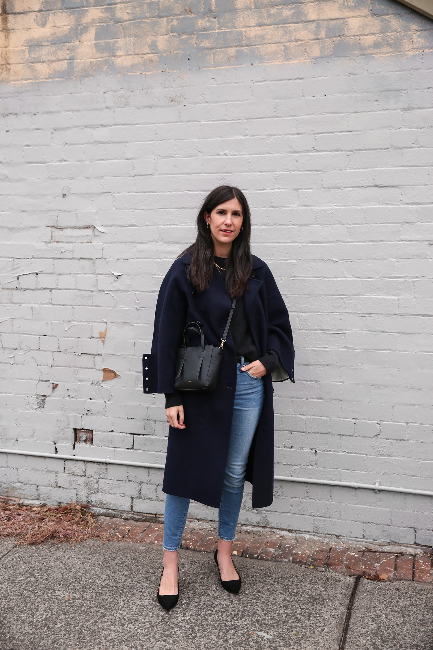 Jamie Lee of Mademoiselle wearing a Scandi inspired minimal outfit