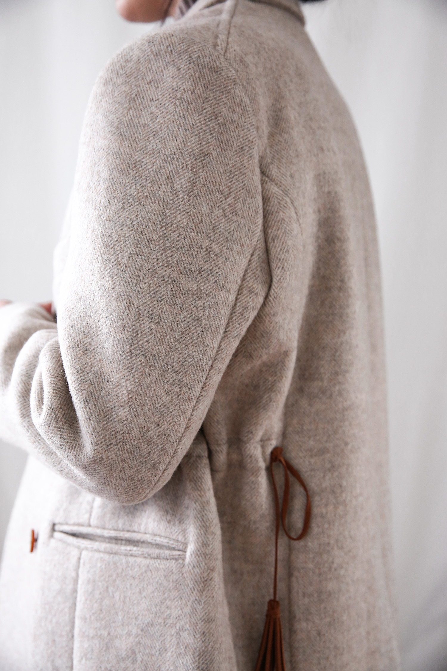 En Or Wool Tassel Blazer minimal winter wardrobe
