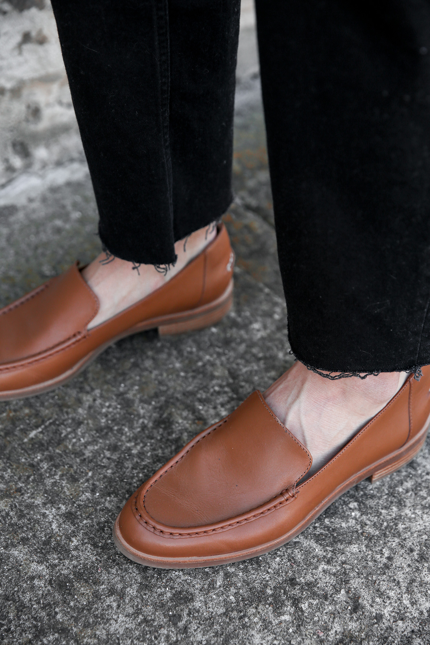 Caramel loafers