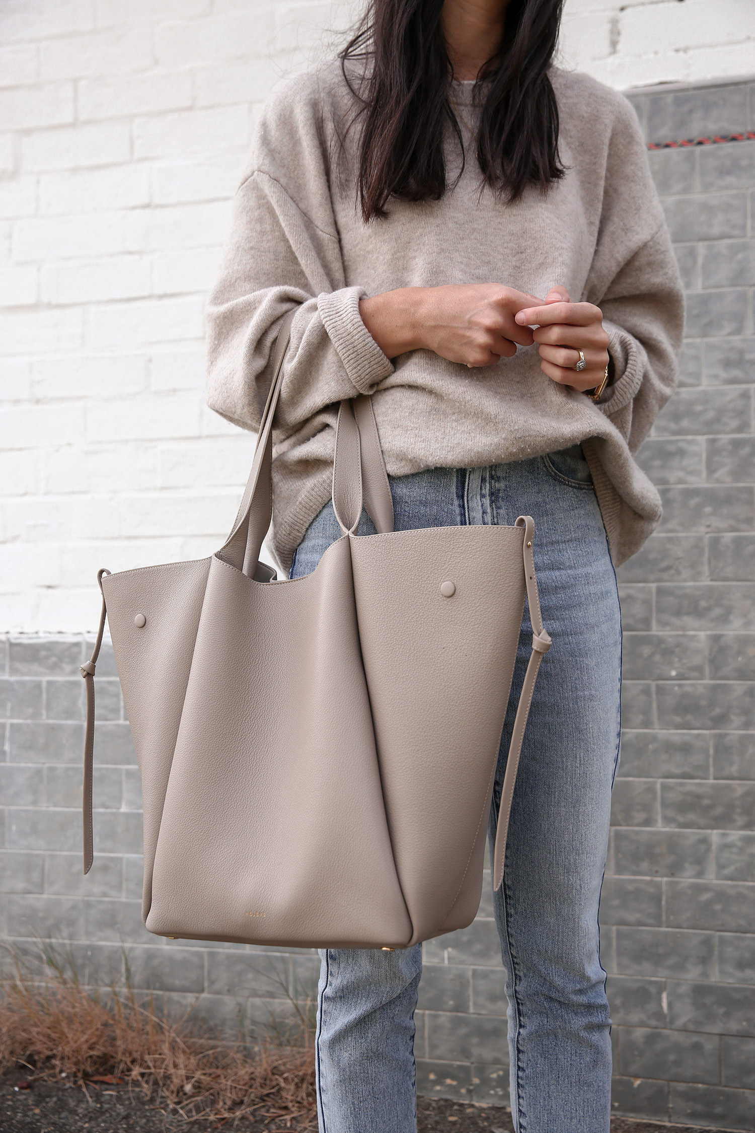 sac polene taupe