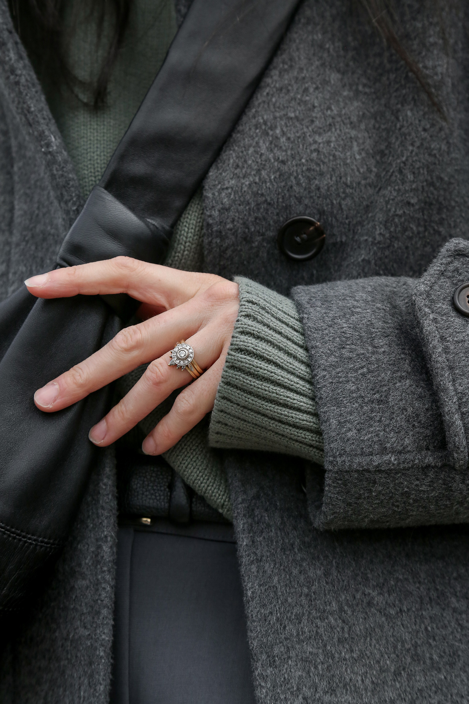 Minimal style vintage rings