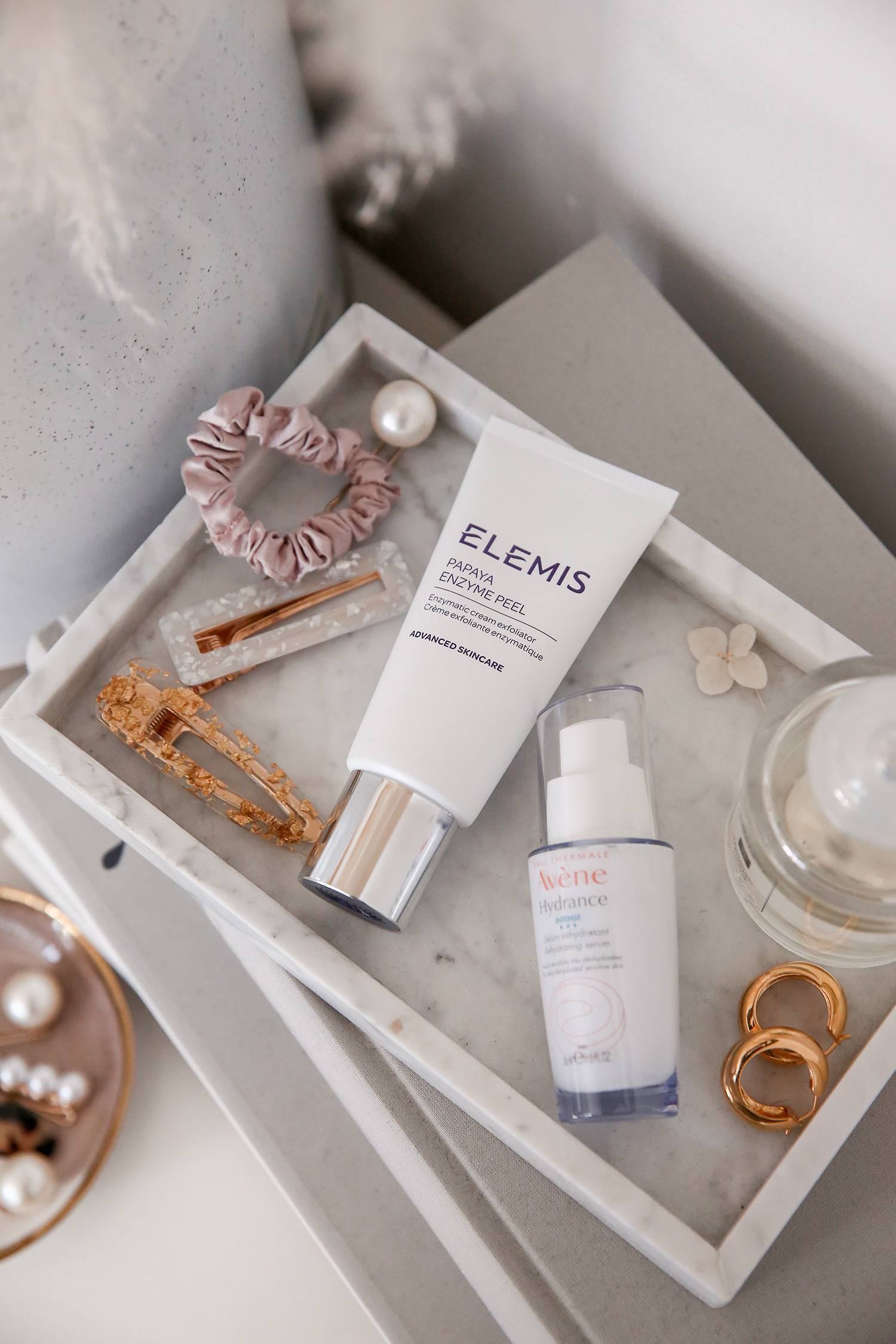 Avene Hydrance Intense Rehydrating Serum and Elemis Papaya Enzyme Peel review