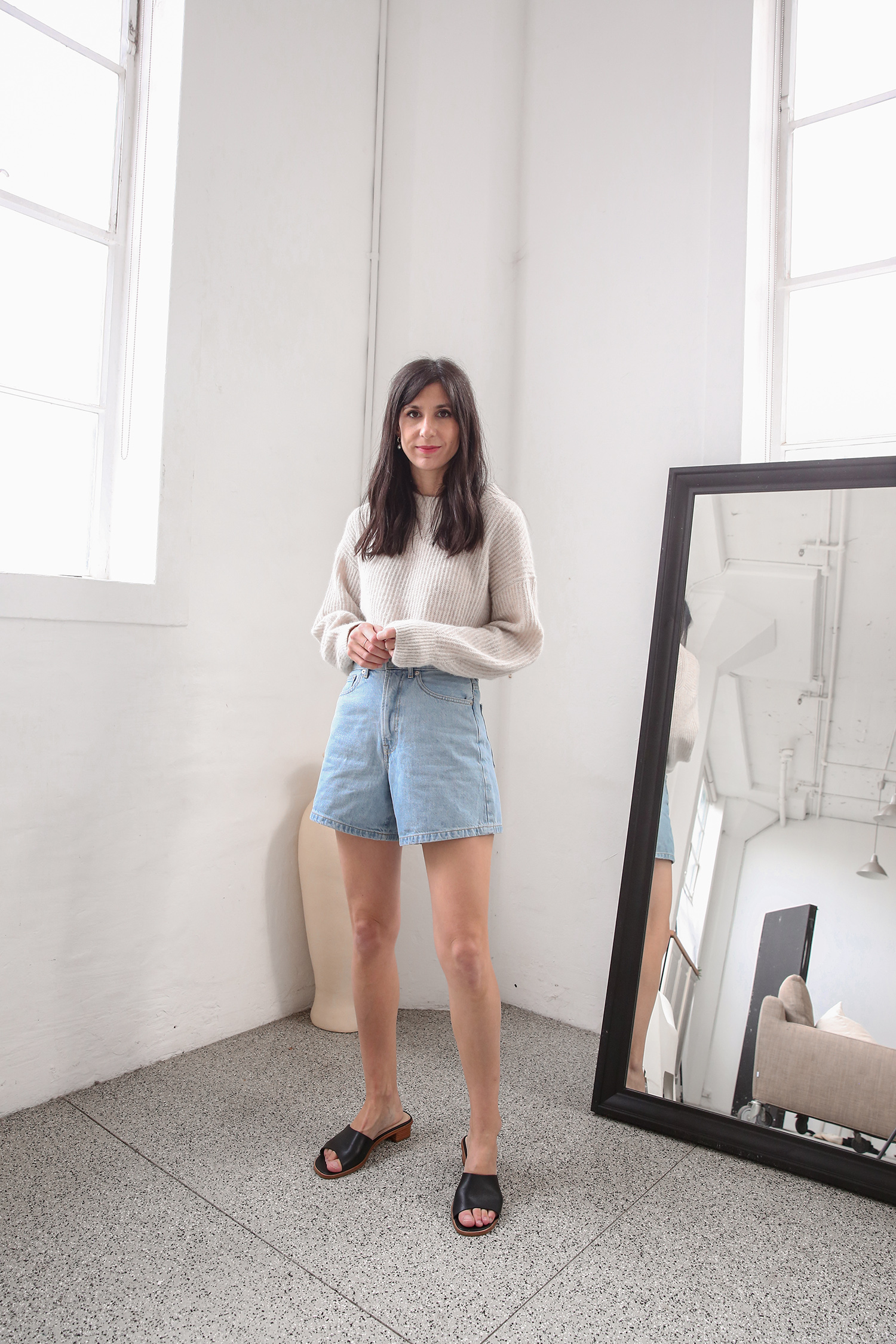 Everlane A Line Denim Short