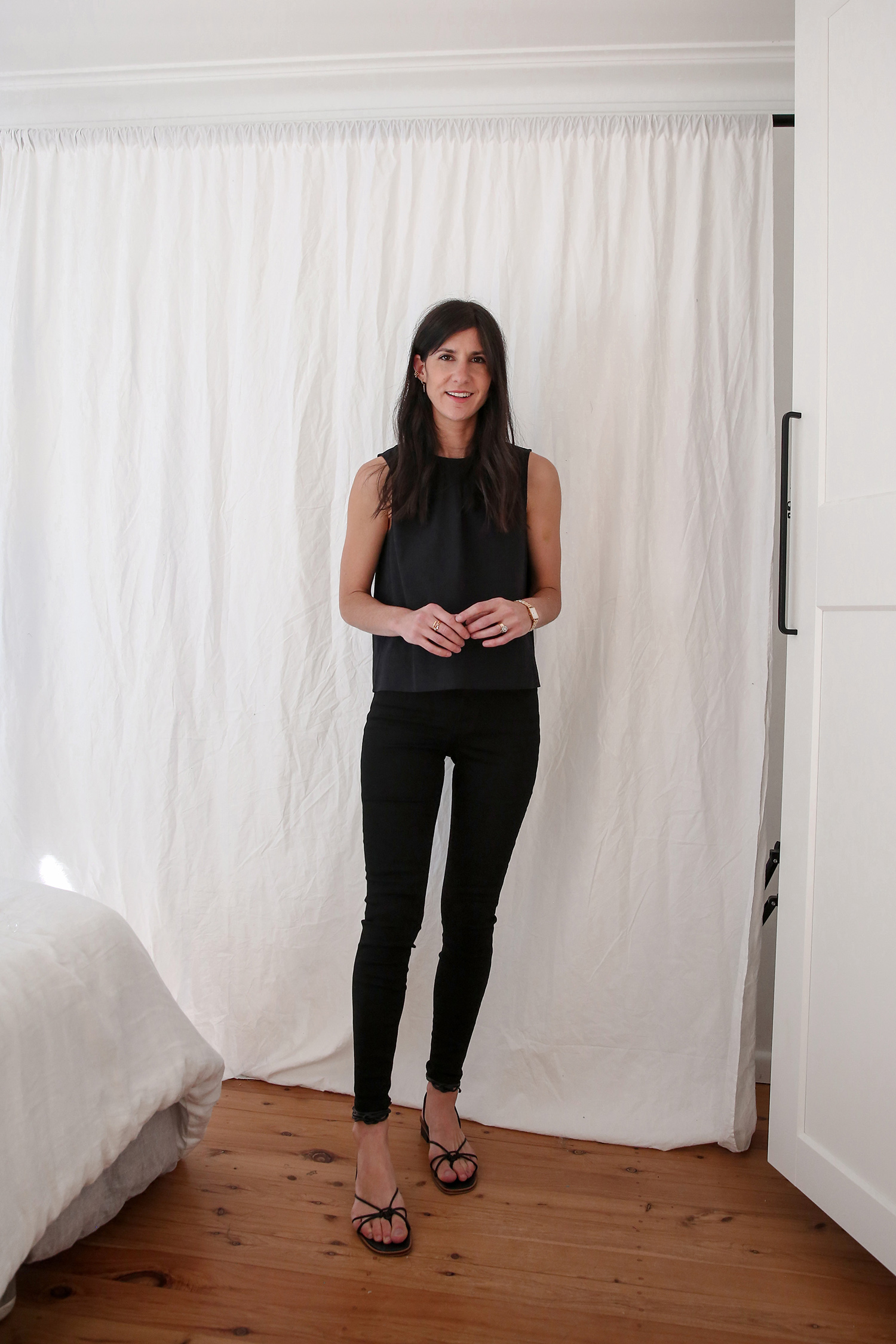 Everlane Tie Back Linen Top Review