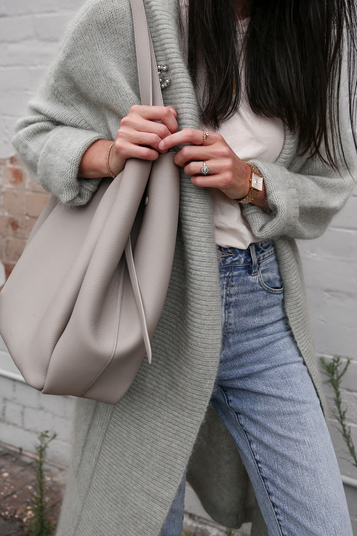 Polene Le Cabas Tote in Taupe