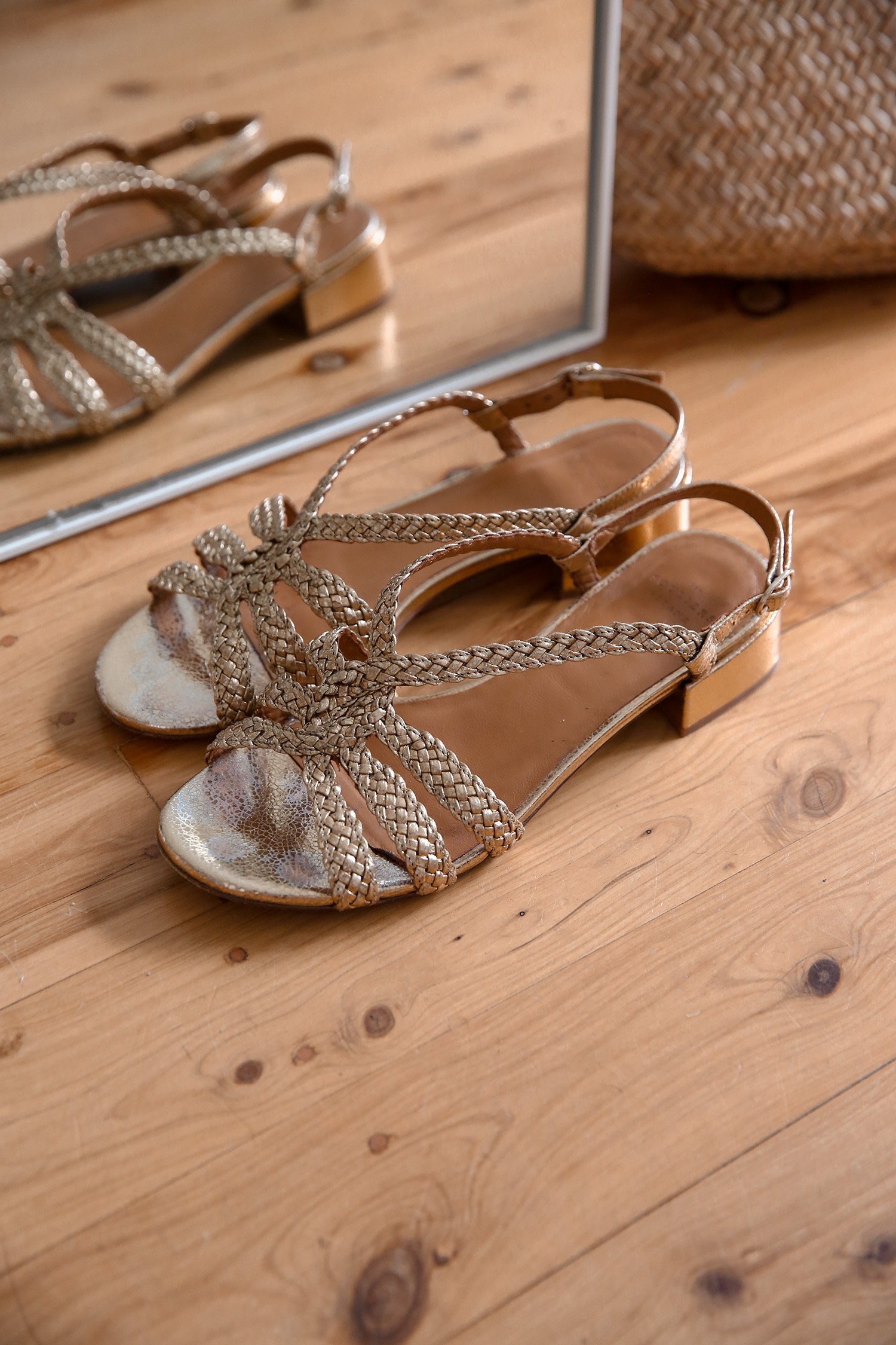 Sezane Rosa Sandals Review Mademoiselle Minimal Style Blog