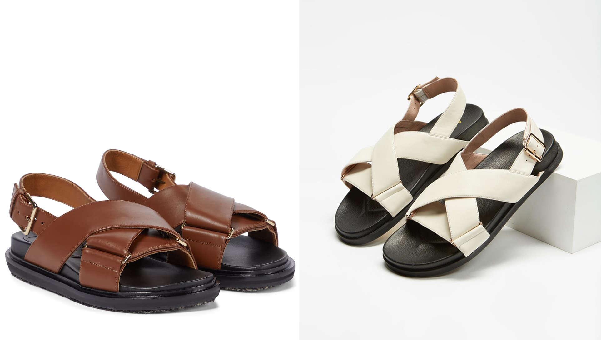 marni crossover strap dad sandals designer shoe dupe