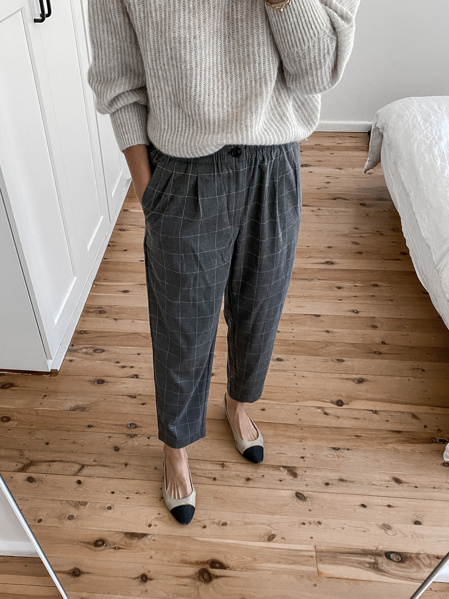 Madewell Plaid Track Trousers Review