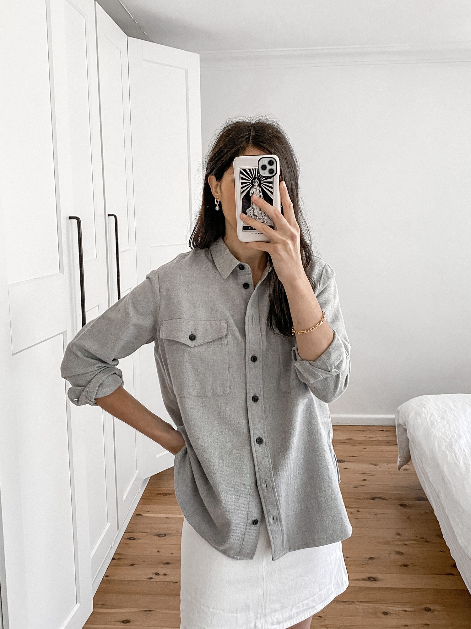 Madewell Flannel Flap Pocket Oversized Ex Boyfriend Shirt Review