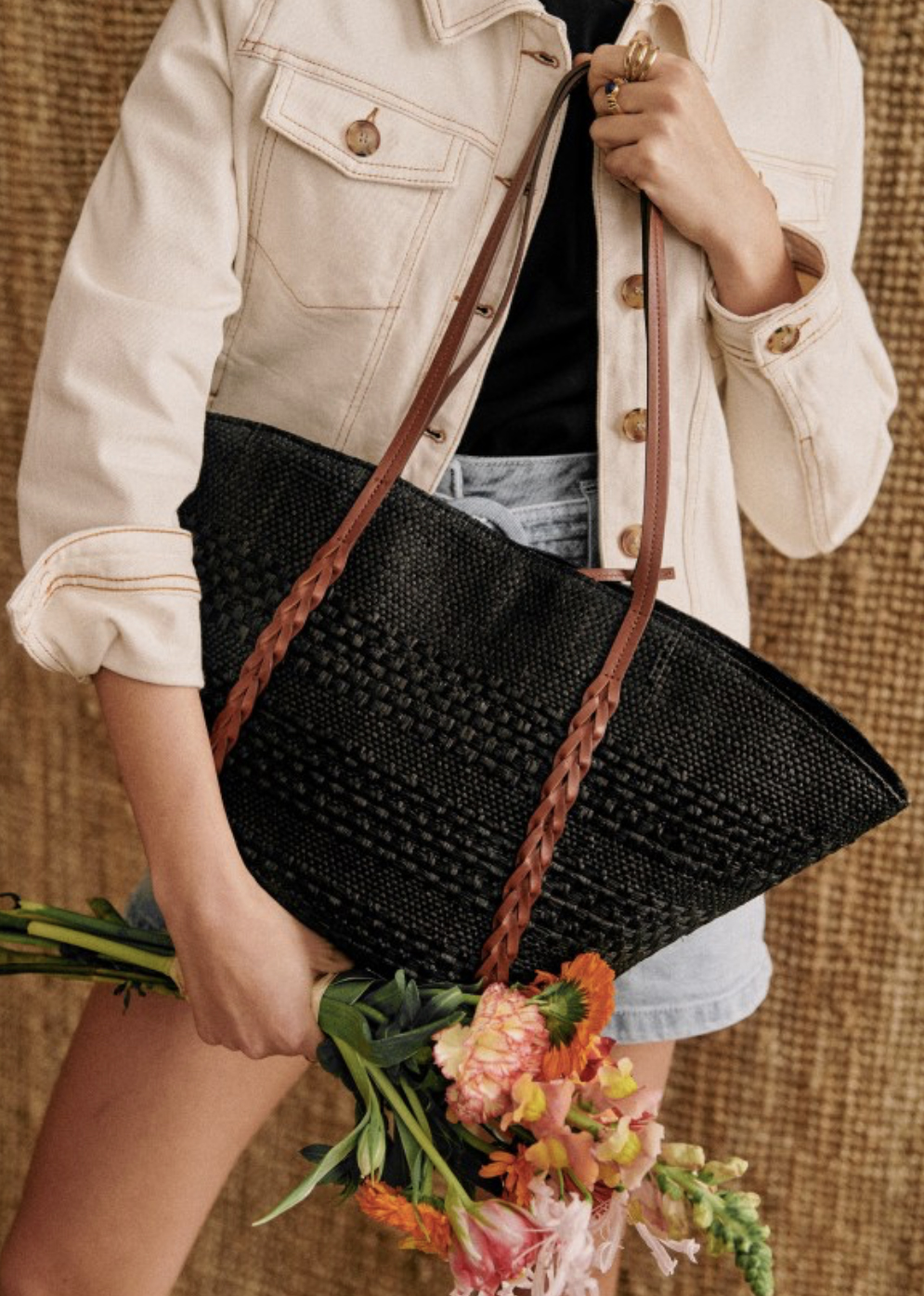Sezane Felicie Basket Bag review