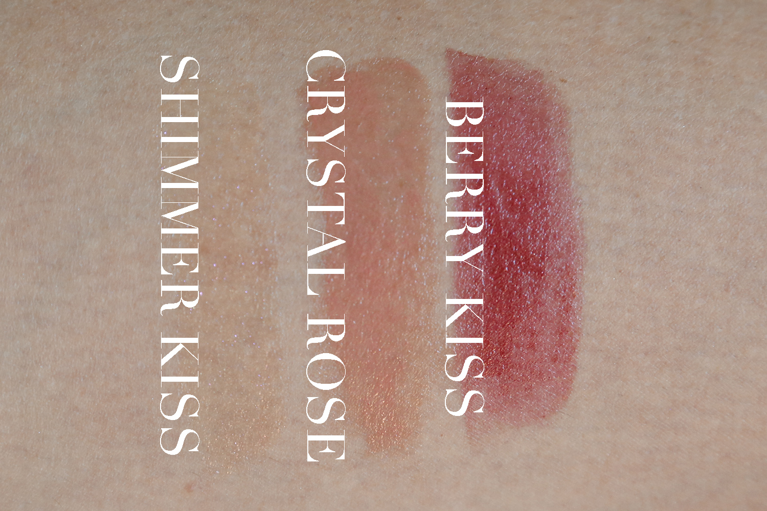 Laura Mercier RoseGlow RoseGlow Sheer Lipstick Swatches