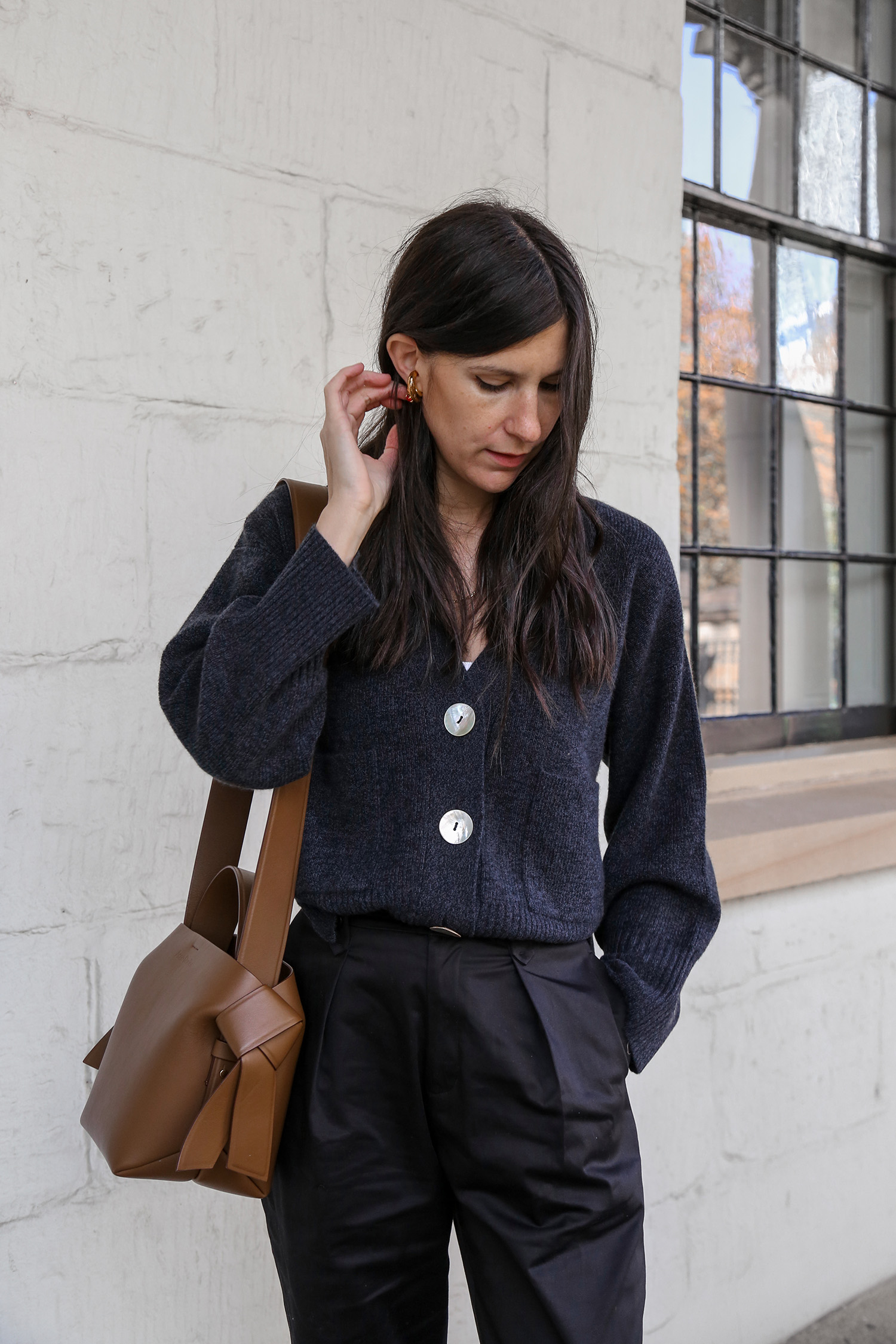 Marle Darcie Cardigan in Speckled Ink