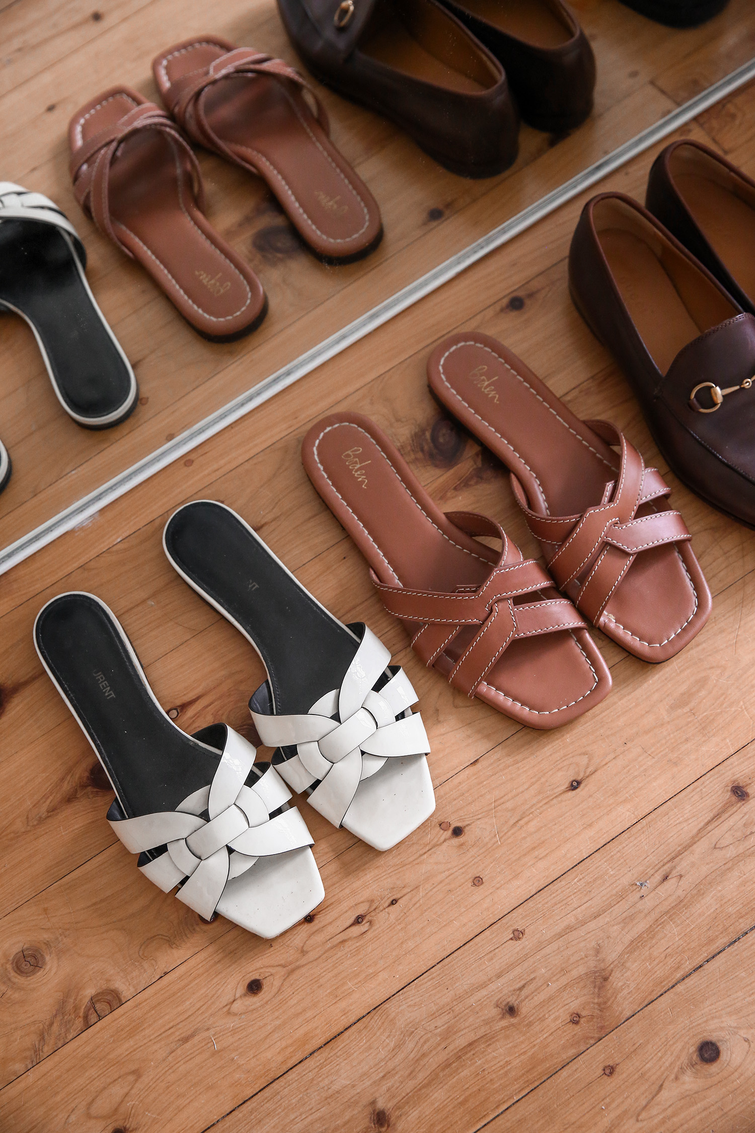 Designer Dupes: YSL Tribute Slides Gucci Jordaan Loafers - | Minimal Blog