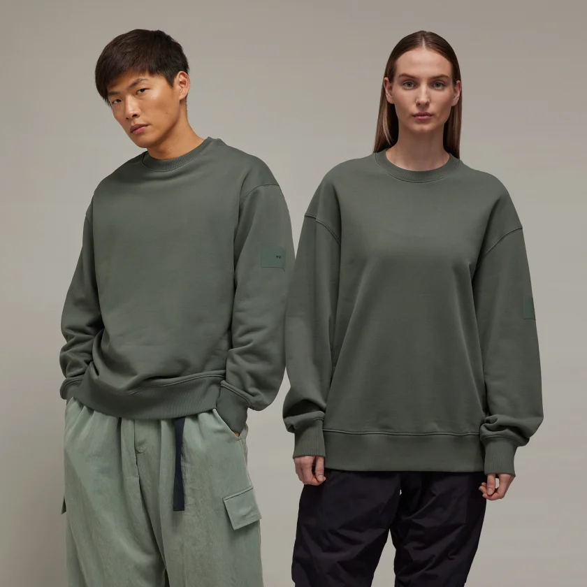 y-3 organic cotton Terry crew sweater