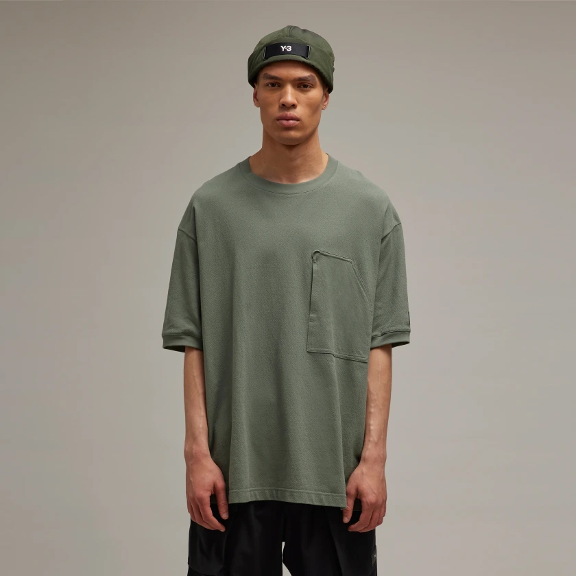 y-3 crepe pocket tee