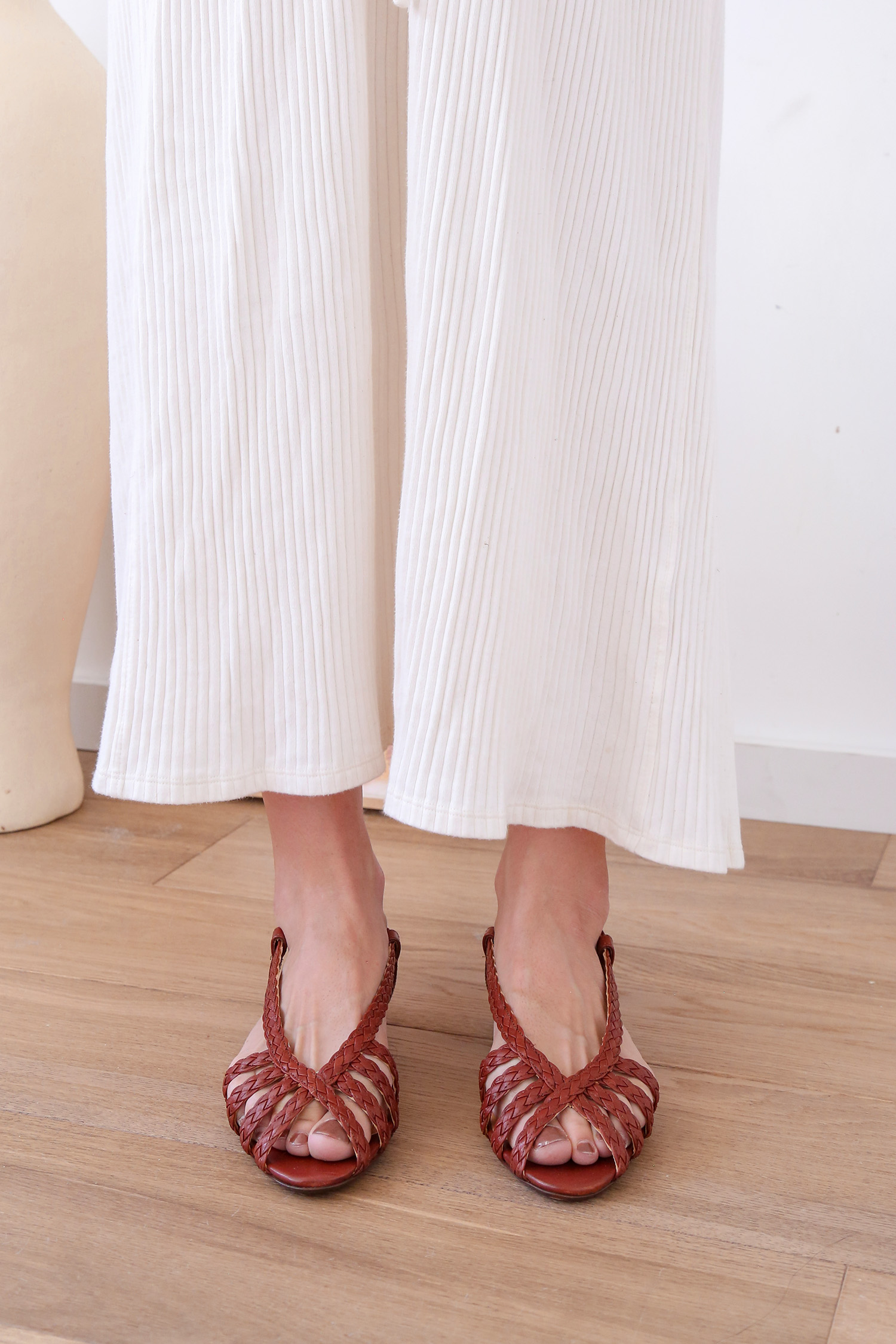 minimal chic vintage style sandals