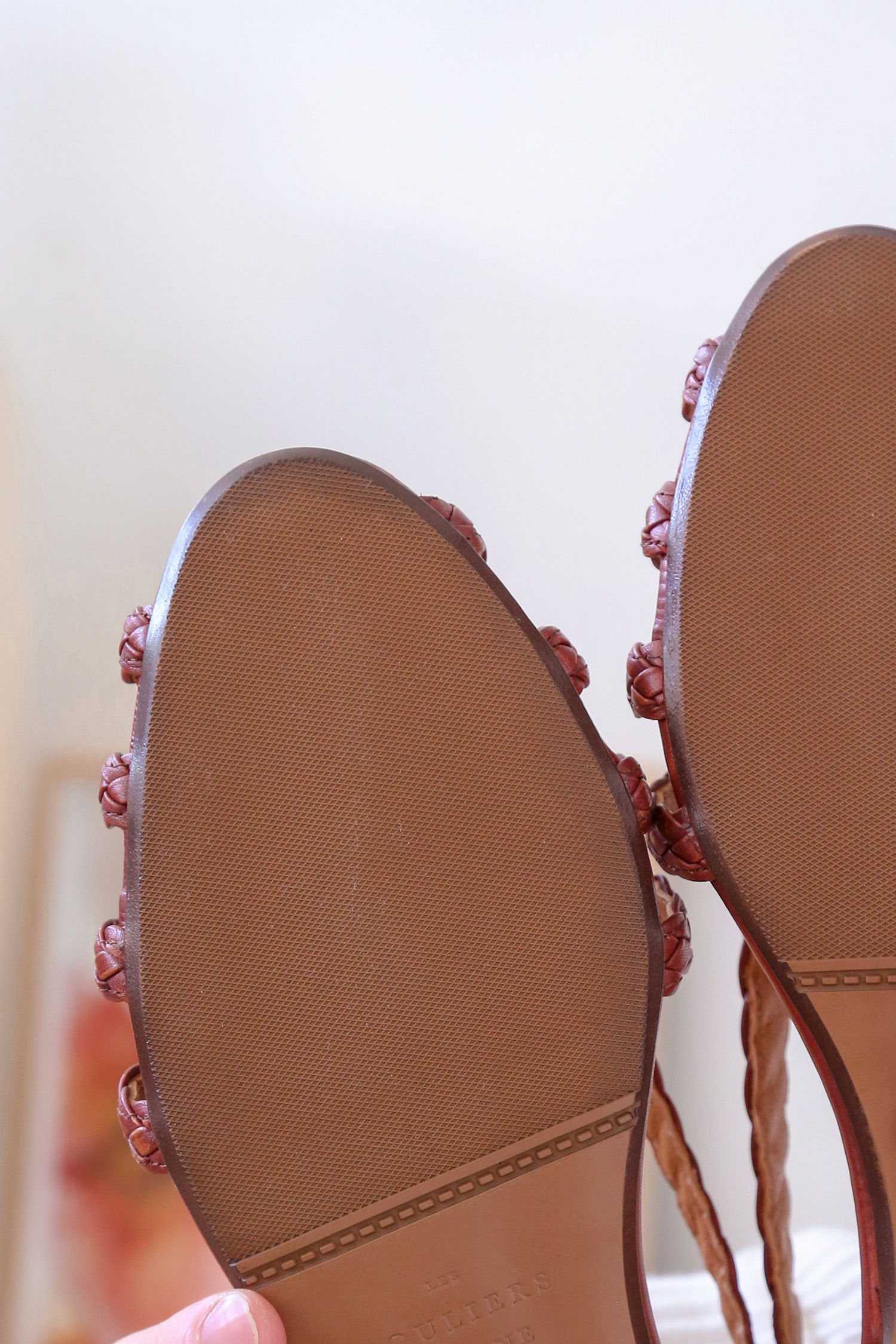 Summer sandal sole detail