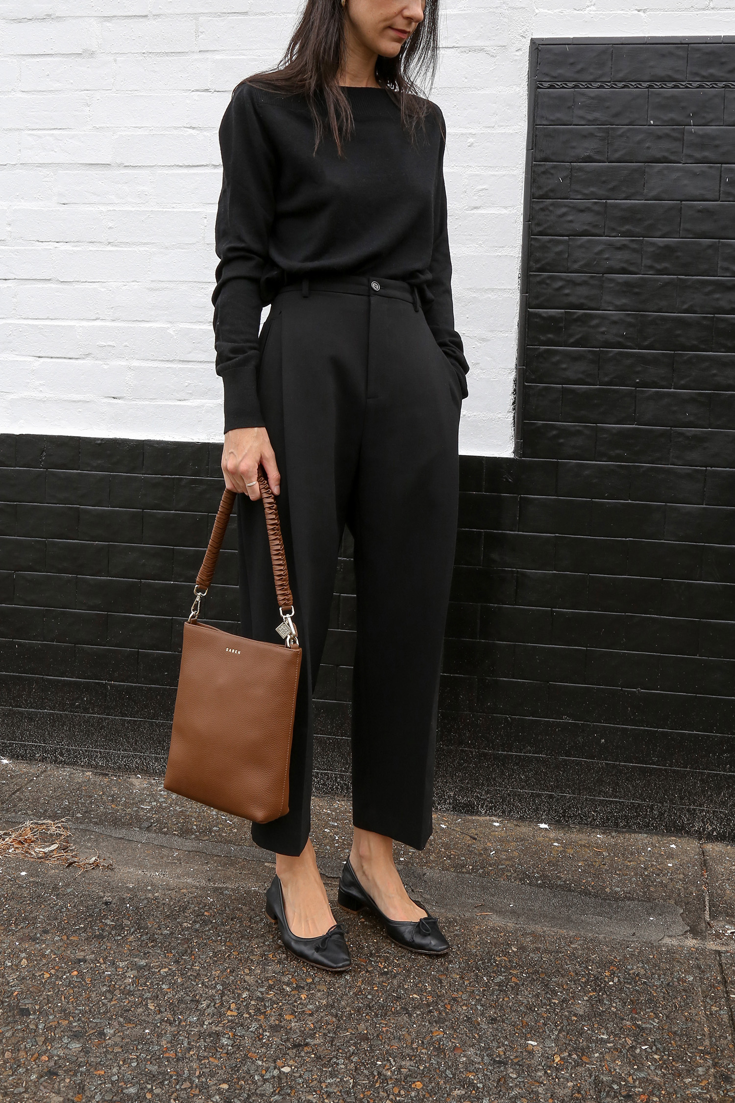 Facade Pattern round wool trousers review