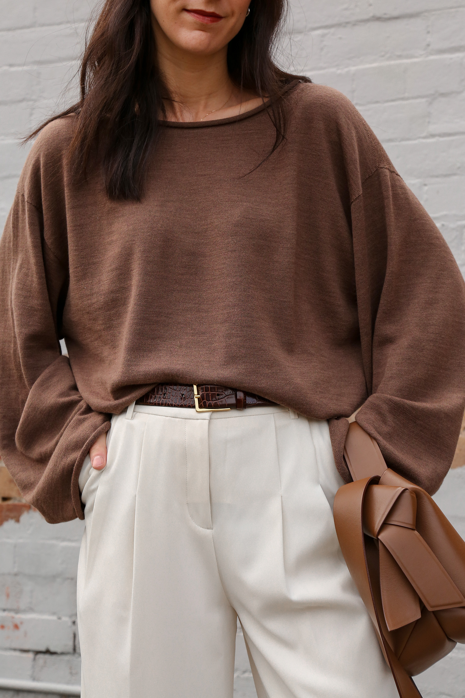 luxury knitwear Nell Oversized Sweater