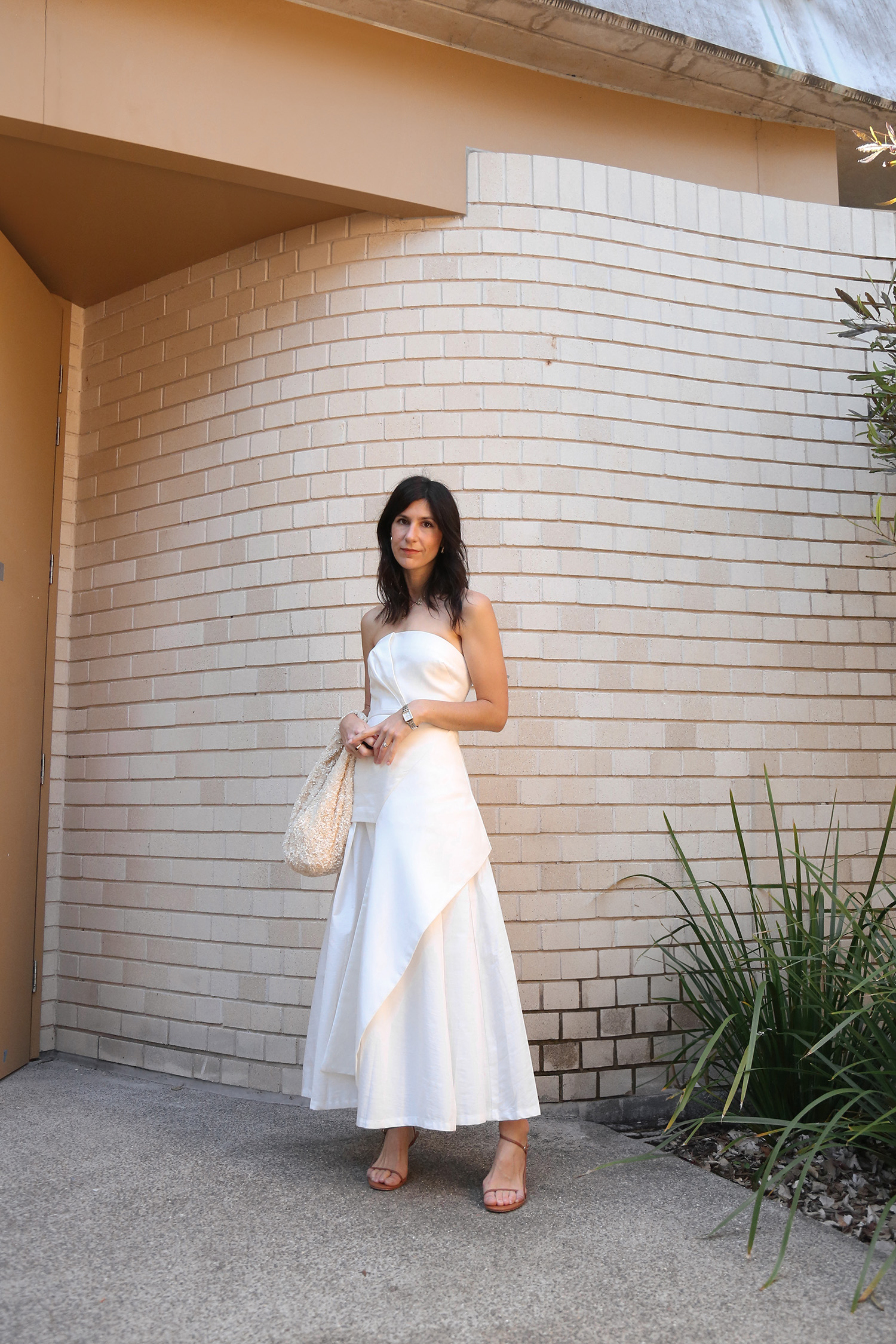 What I wore for Acler at Australian Fashion Week minimal all white outfit