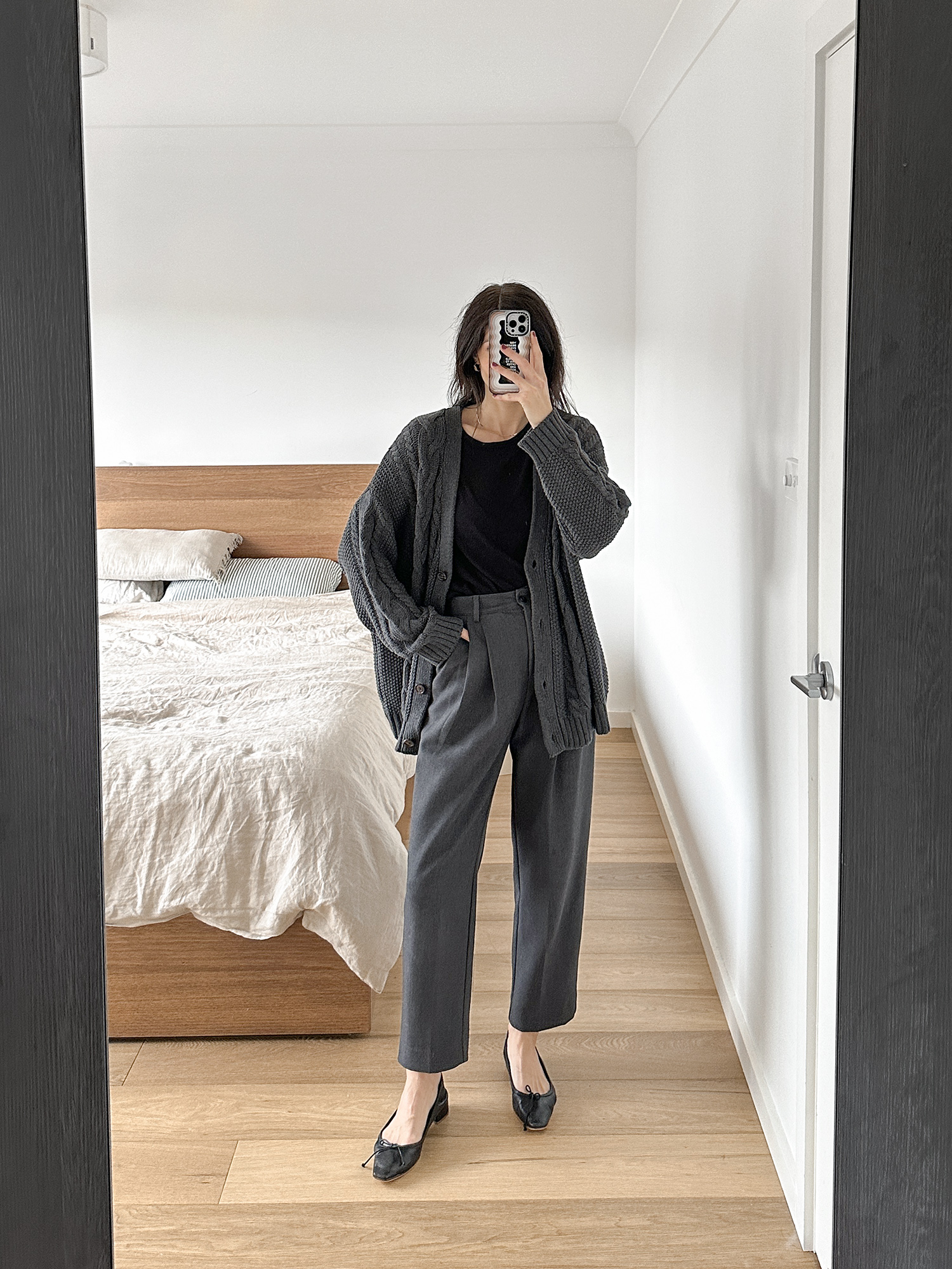 Quince 100% Organic Cotton Oversized Cable Cardigan Review