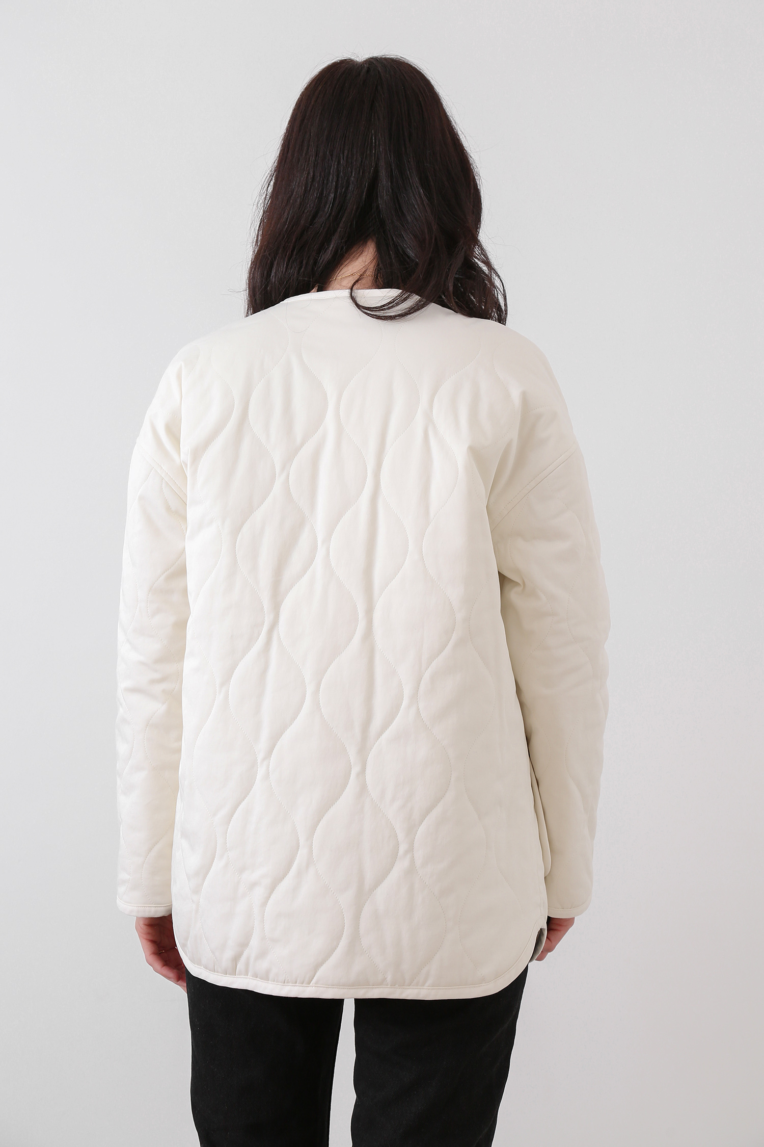 White quilted jacket