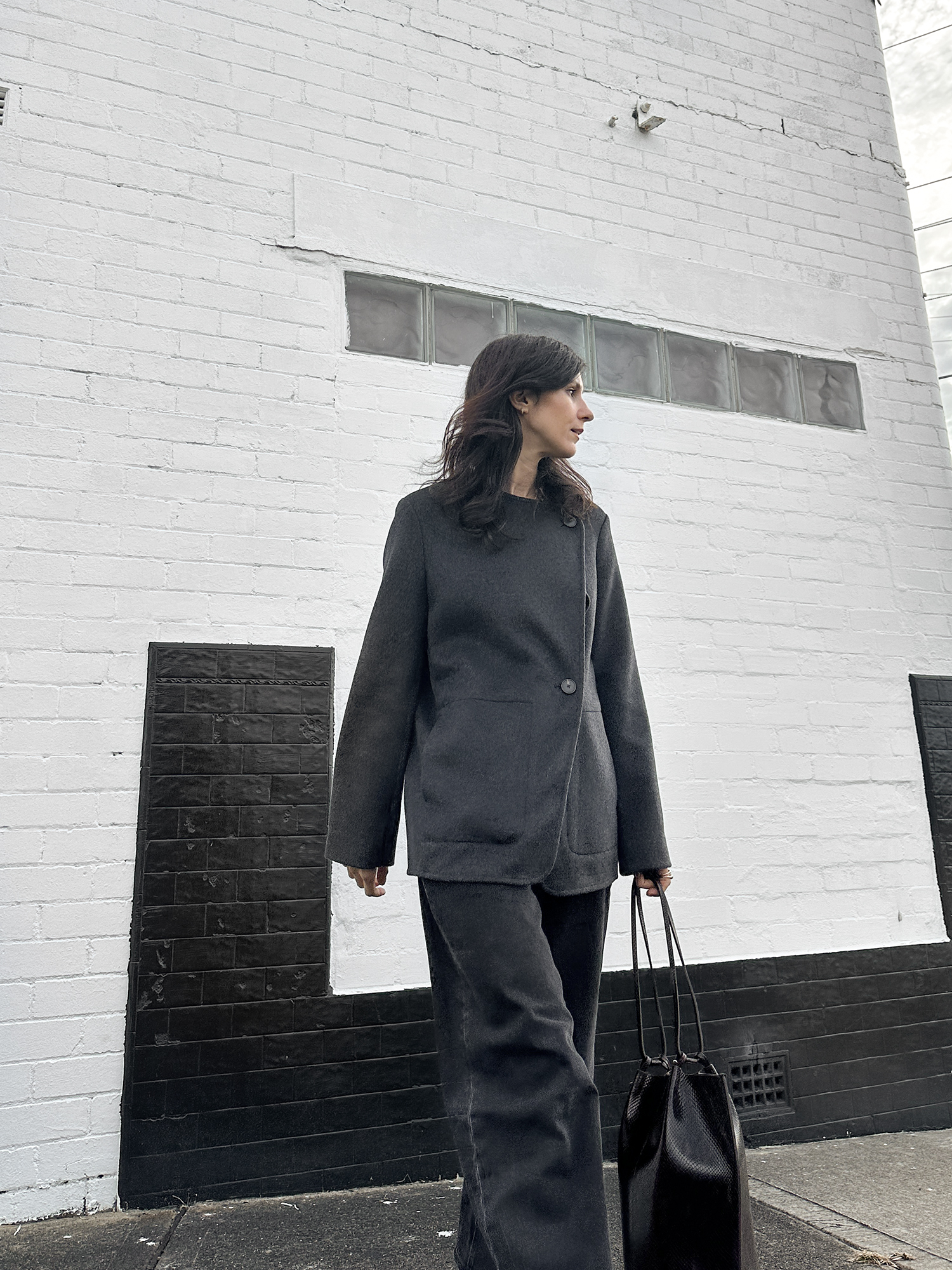 Everlane wool October coat