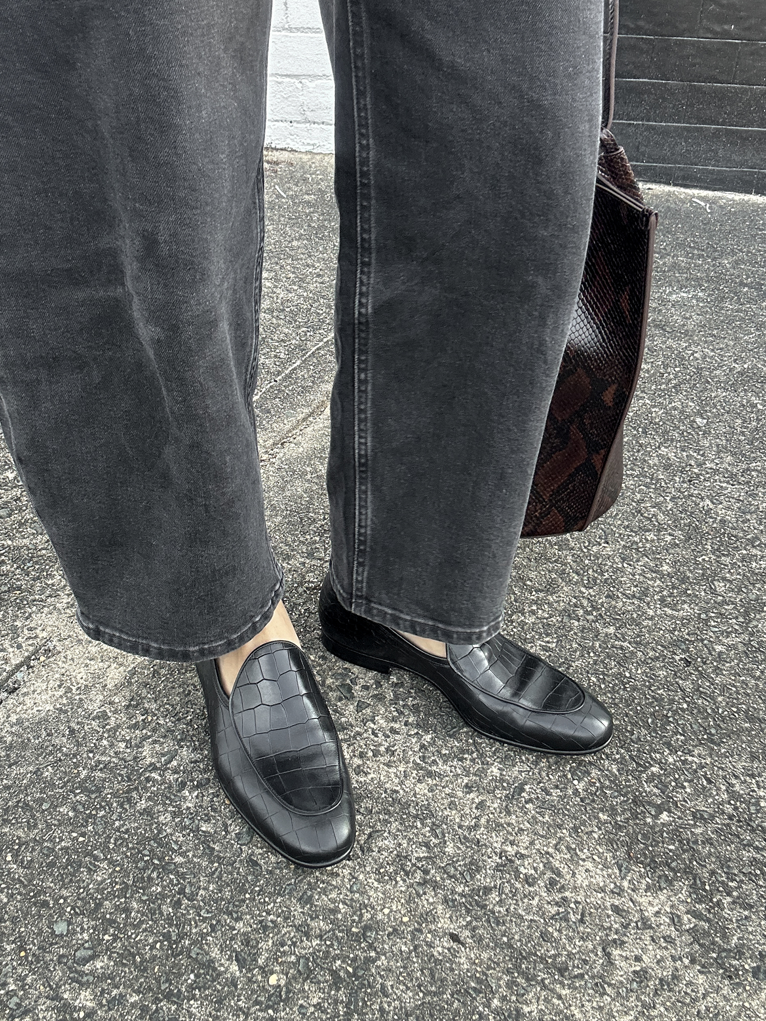 Magnanni Charlotte Loafers Review in mock croc leather